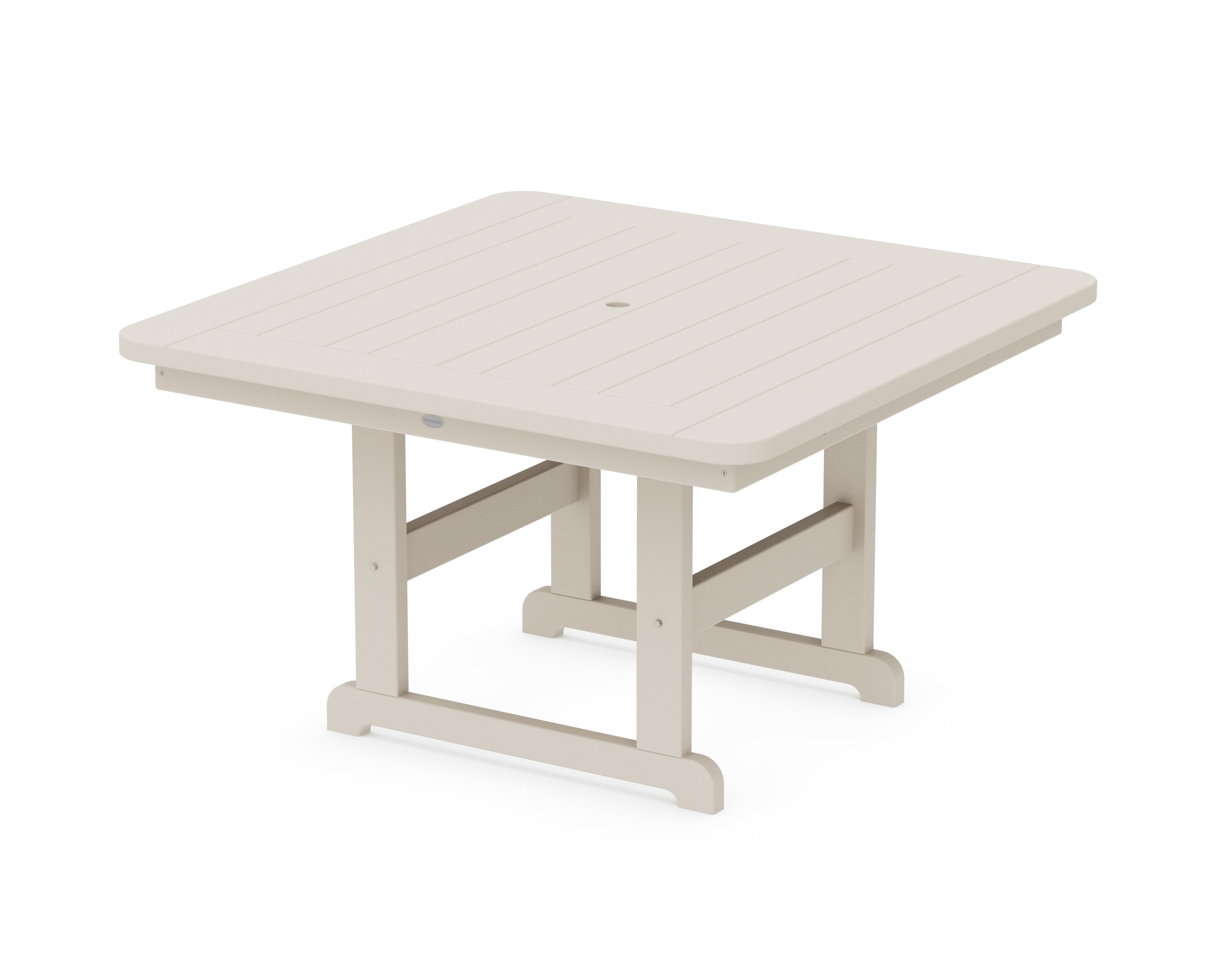 POLYWOOD® Park 48" Square Table in Sand