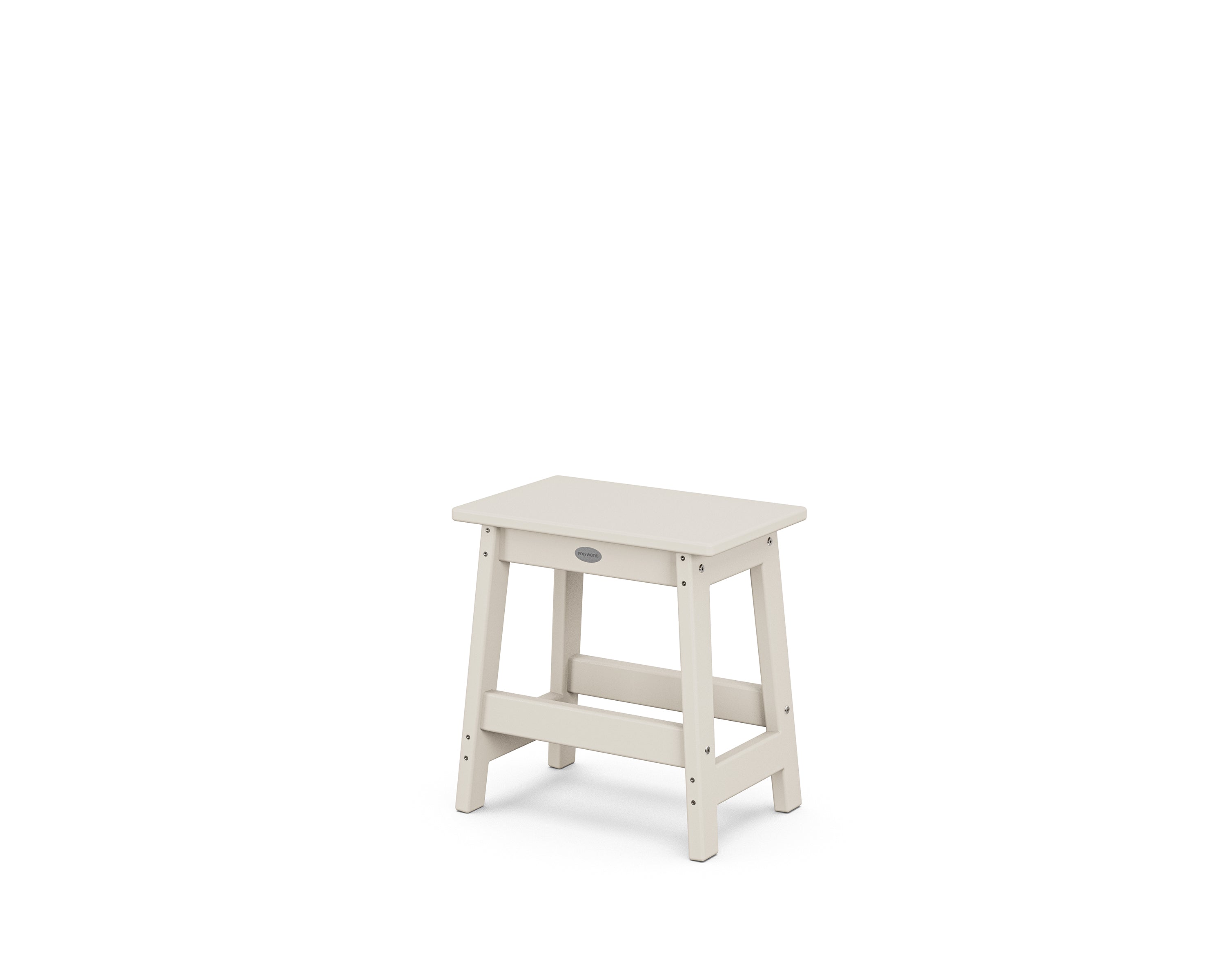 POLYWOOD® Modern Studio Stool in Sand