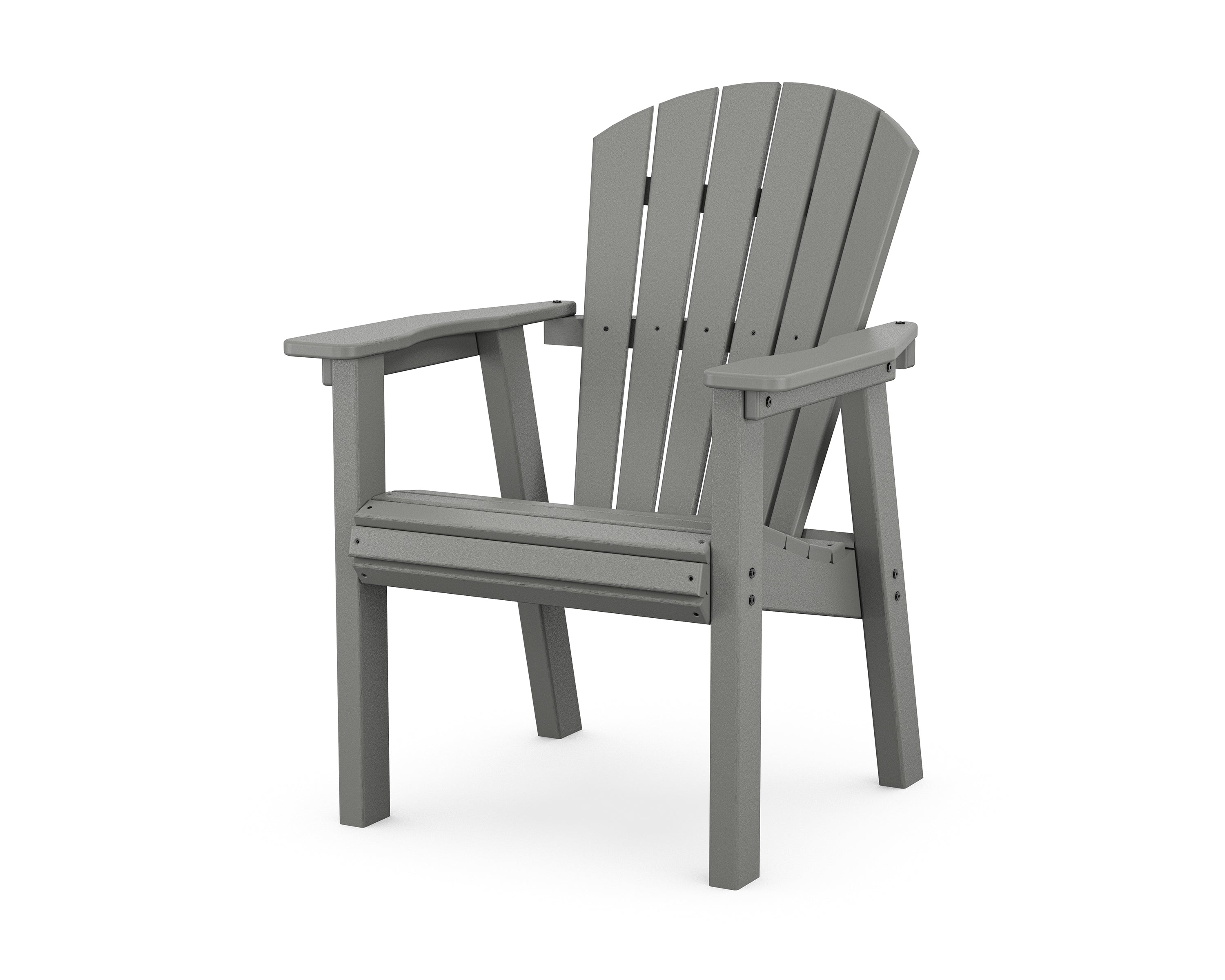 POLYWOOD® Seashell Dining Chair in Slate Grey
