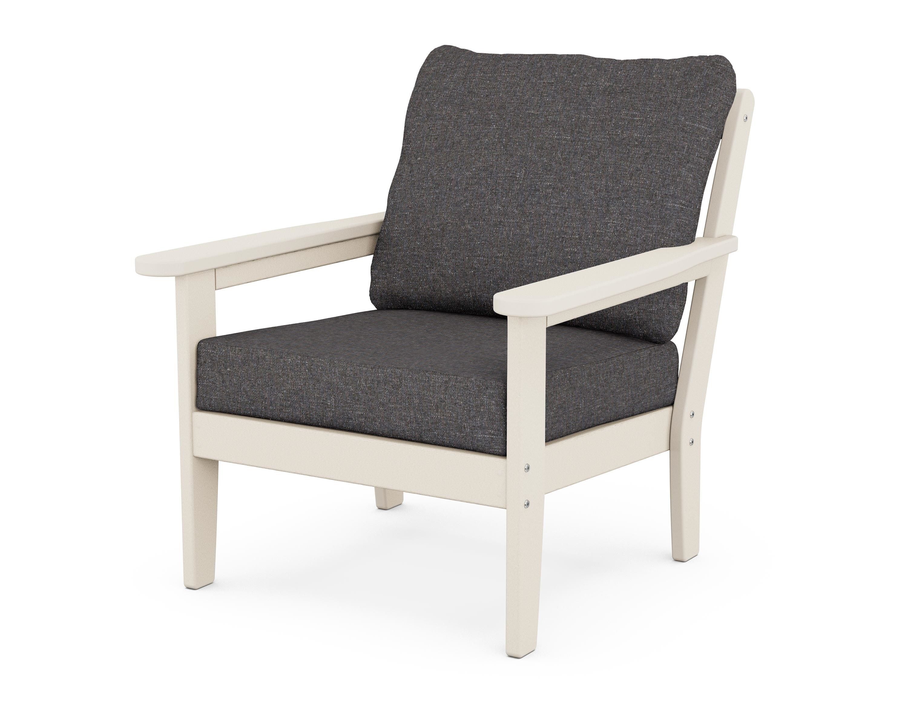 Country Living Cottage Deep Seating Chair in Sand / Ash Charcoal