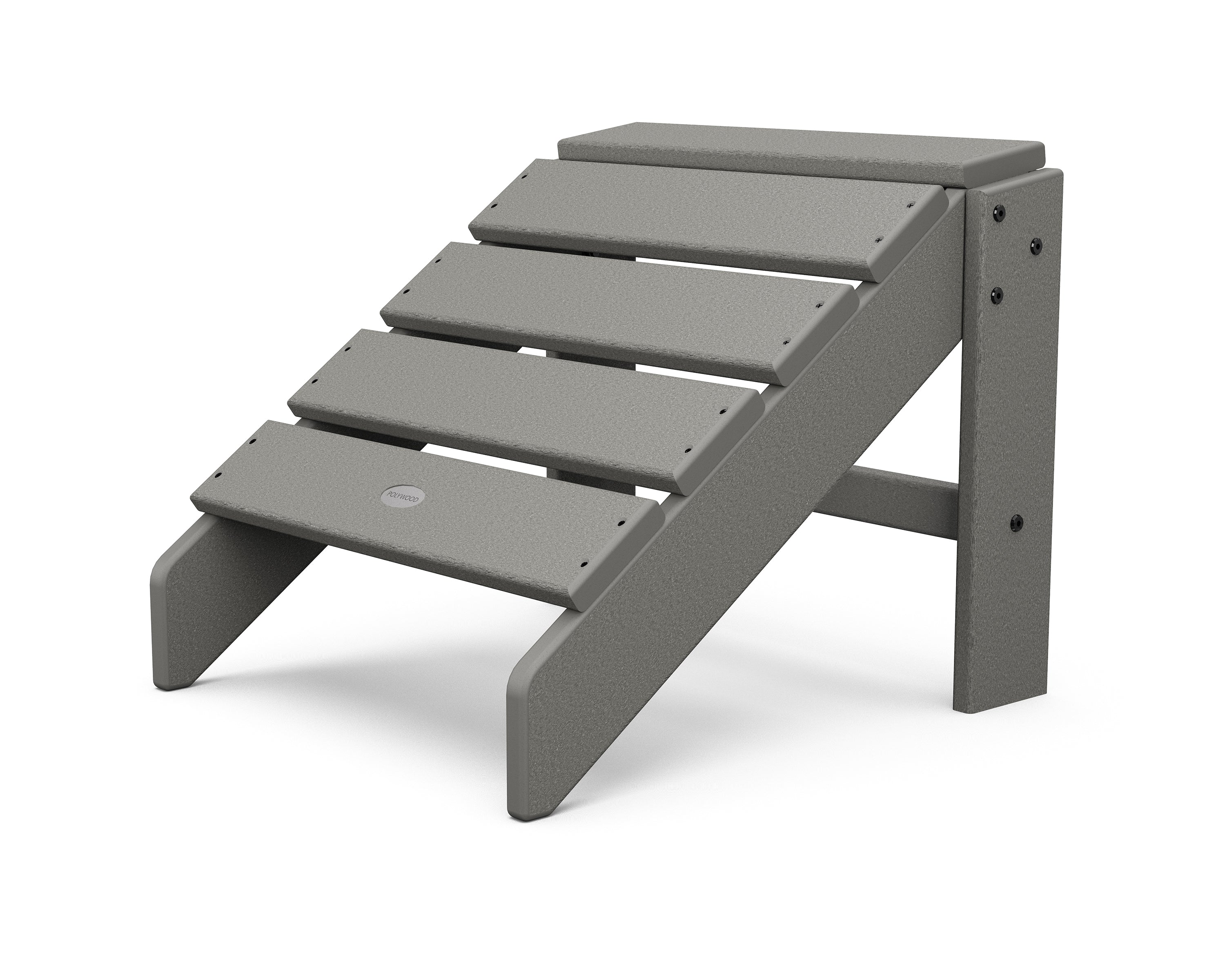 POLYWOOD® South Beach Ottoman in Slate Grey