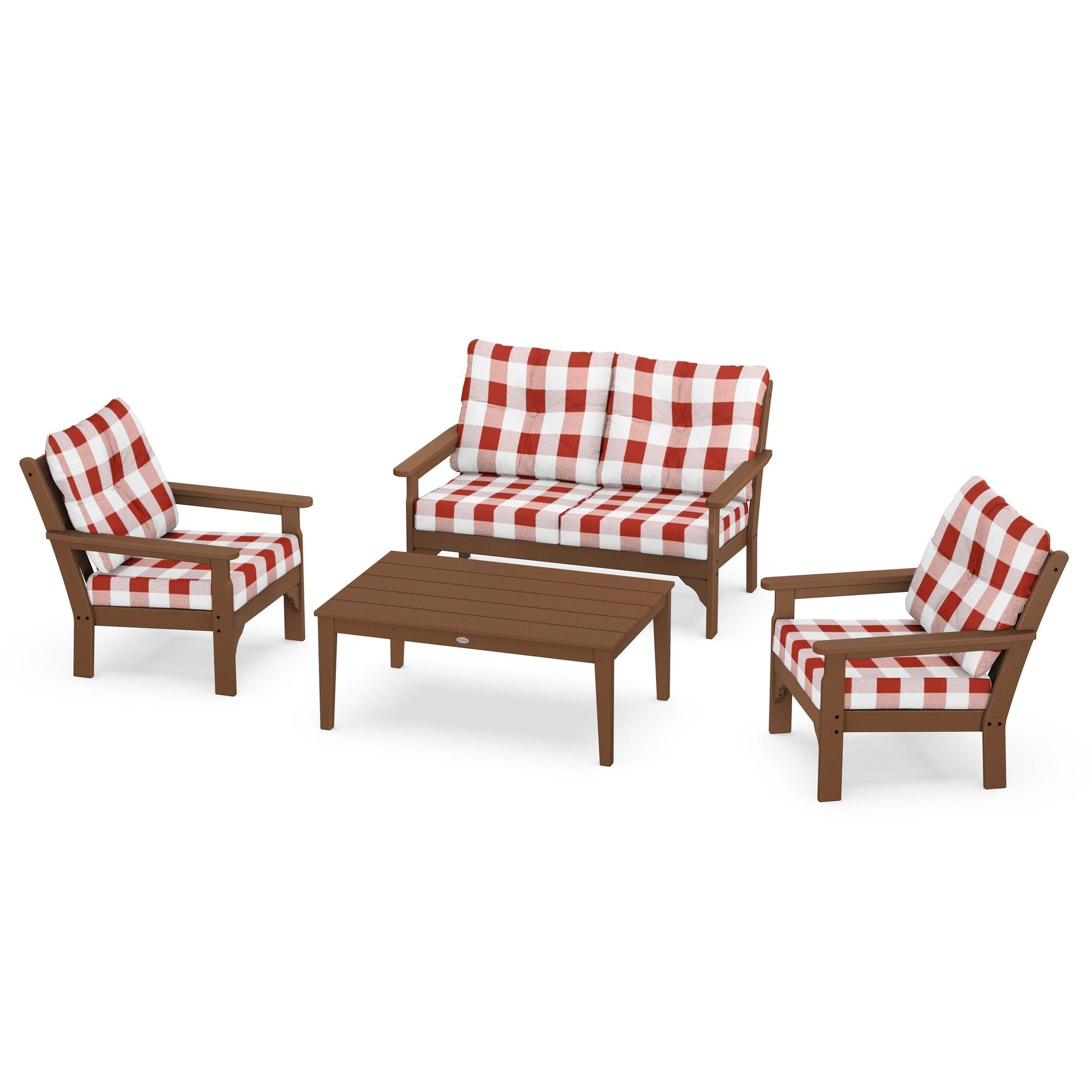 Vineyard 4 Piece Deep Seating Set - Teak