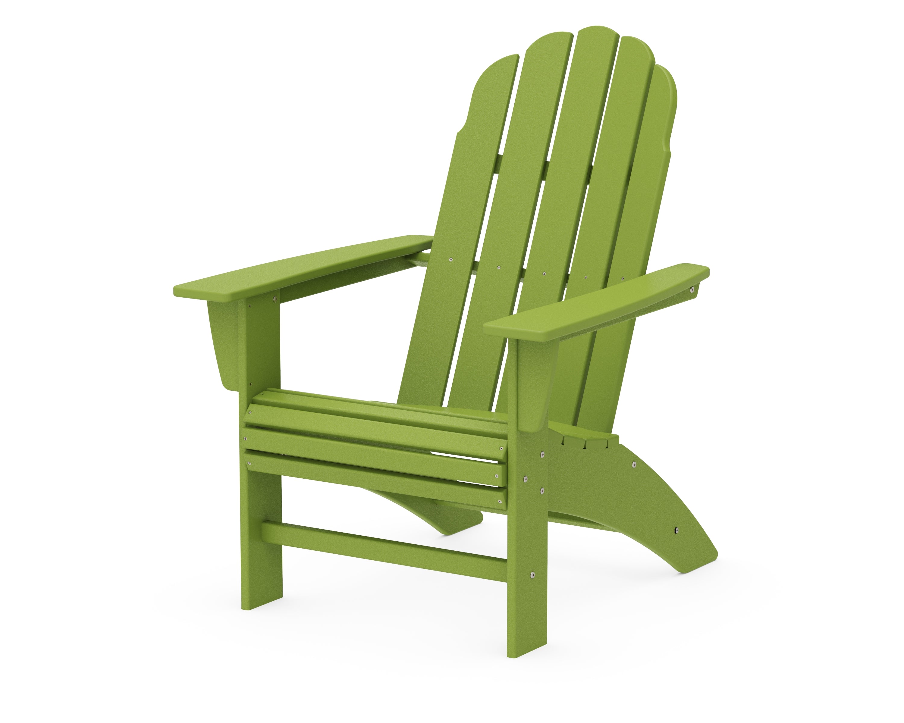 POLYWOOD® Vineyard Curveback Adirondack Chair in Lime