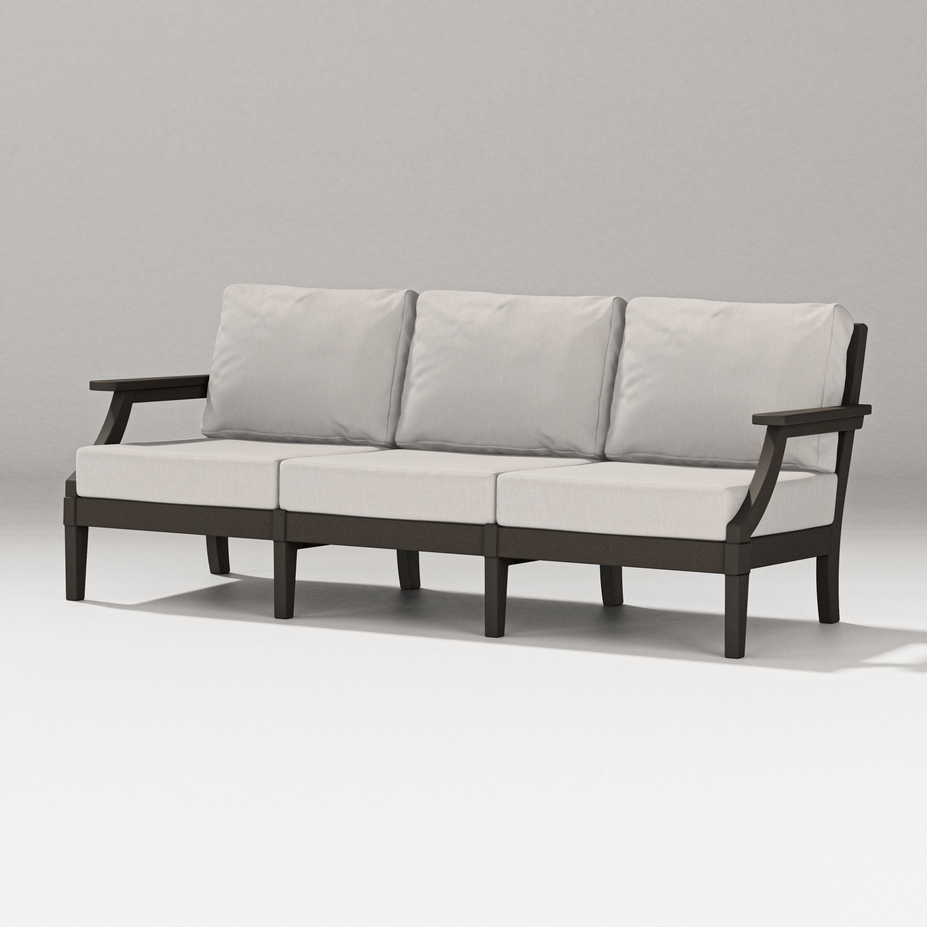 PW Designer Series Estate Sofa in Vintage Coffee / Cast Ash