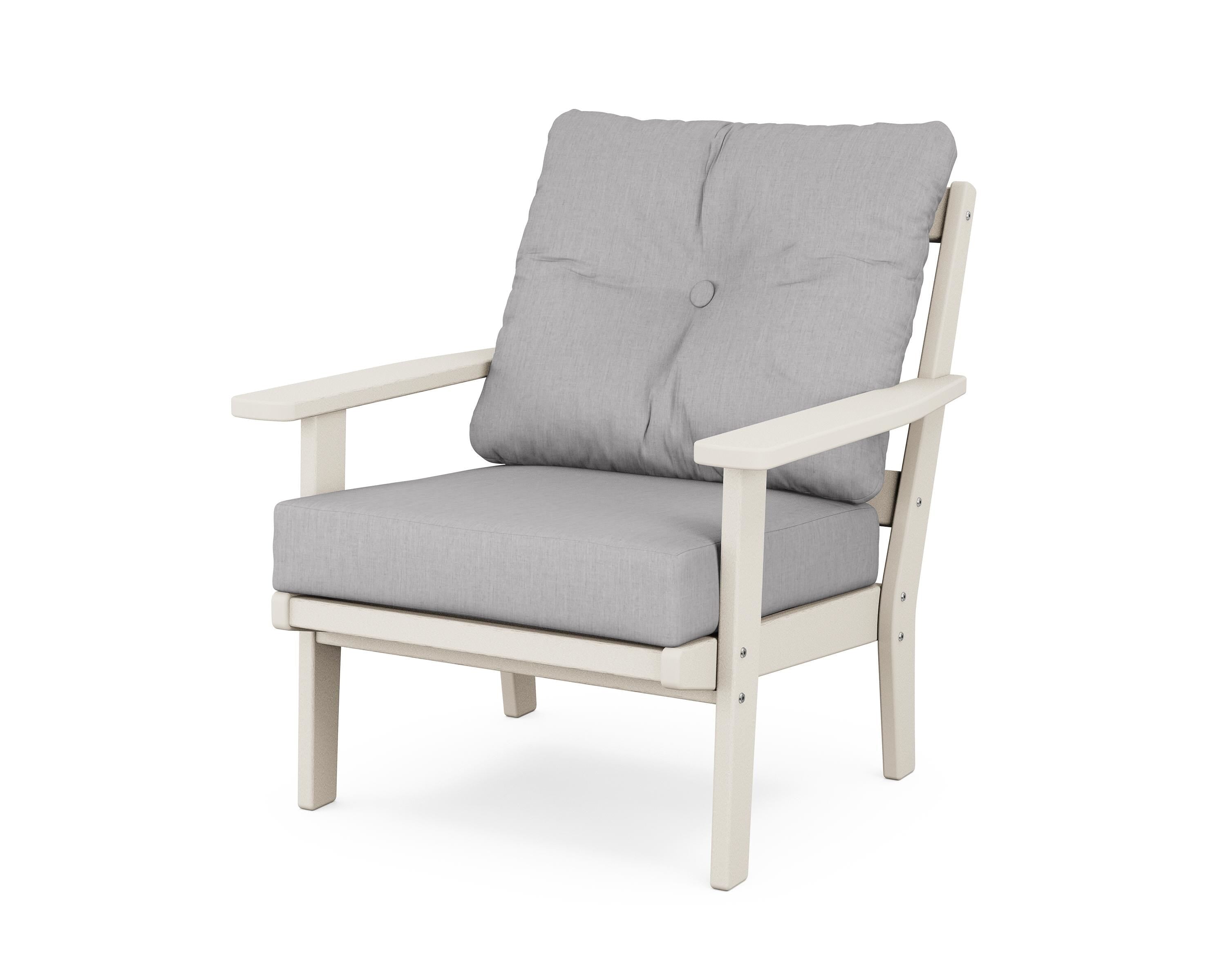 POLYWOOD® Prairie Deep Seating Chair in Sand / Granite