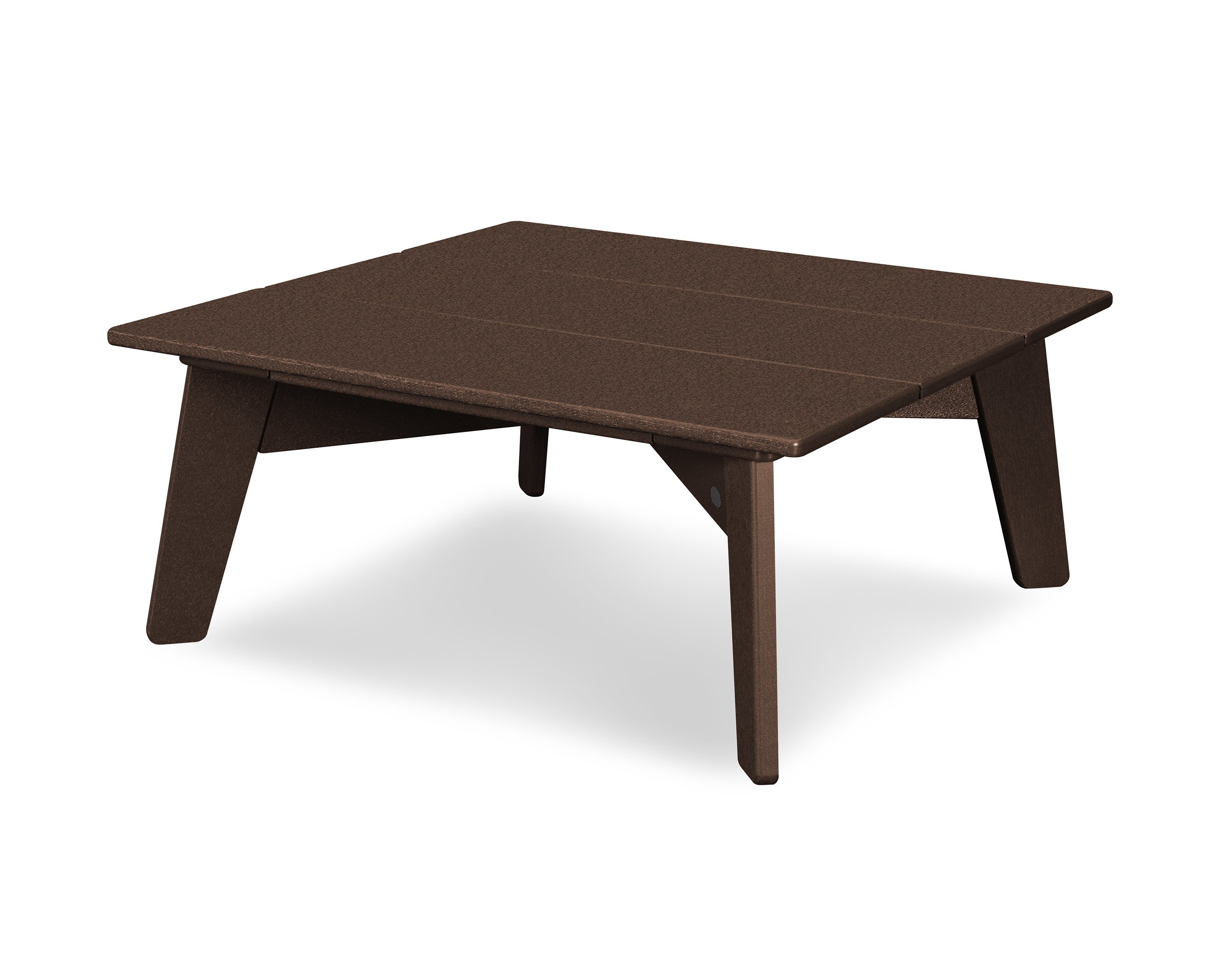 POLYWOOD® Riviera Modern Conversation Table in Mahogany