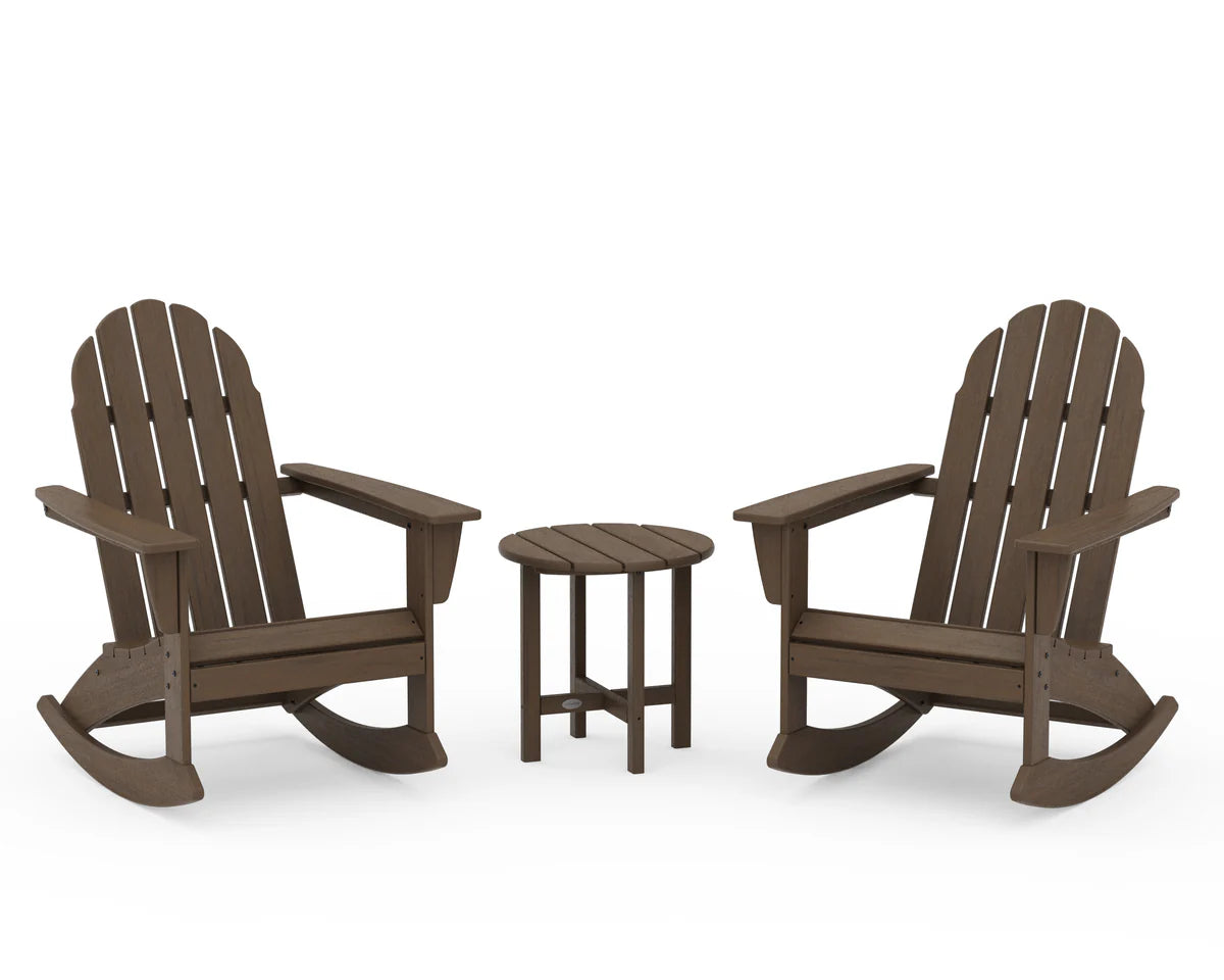 Vineyard 3-Piece Adirondack Rocking Chair Set