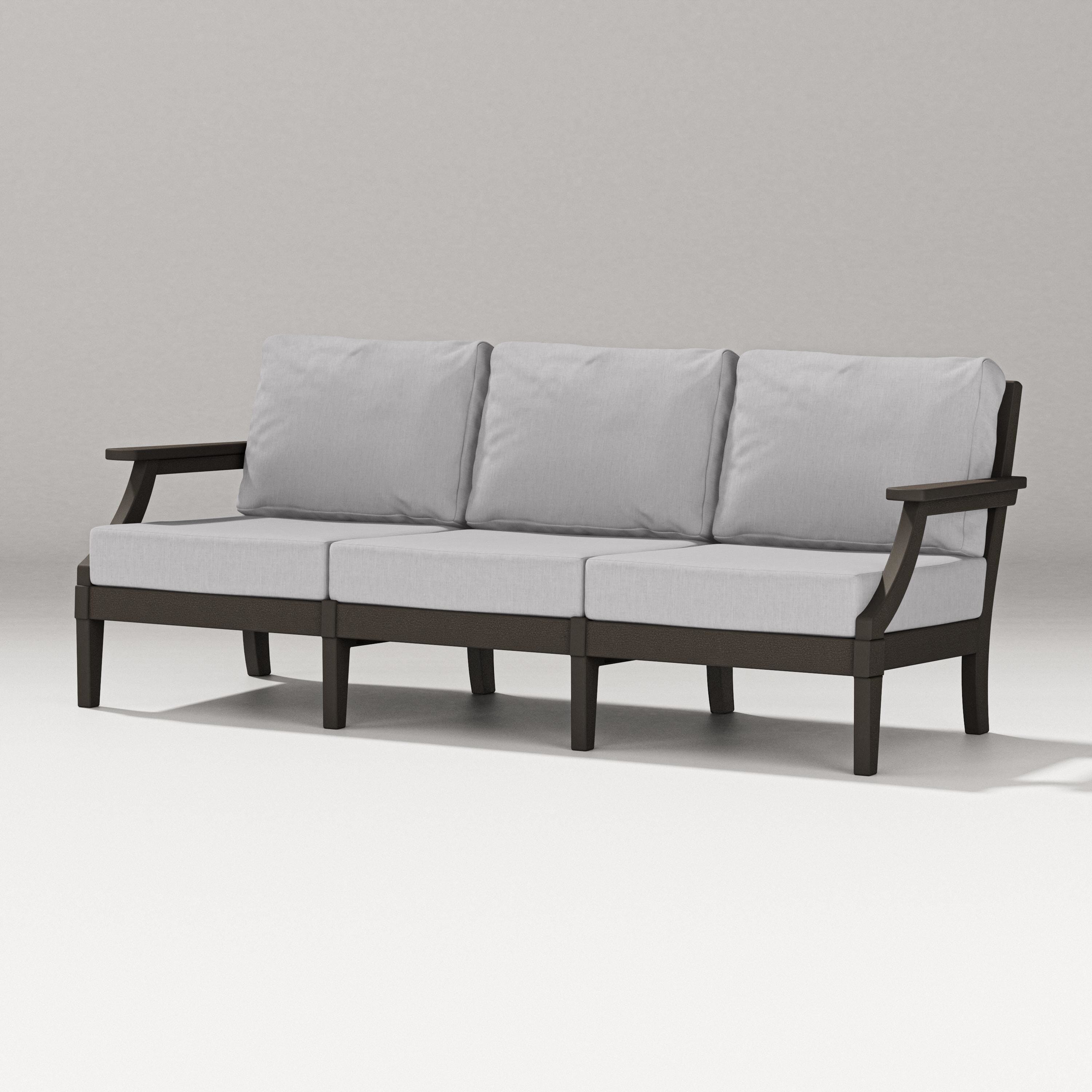 PW Designer Series Estate Sofa in Vintage Coffee / Granite
