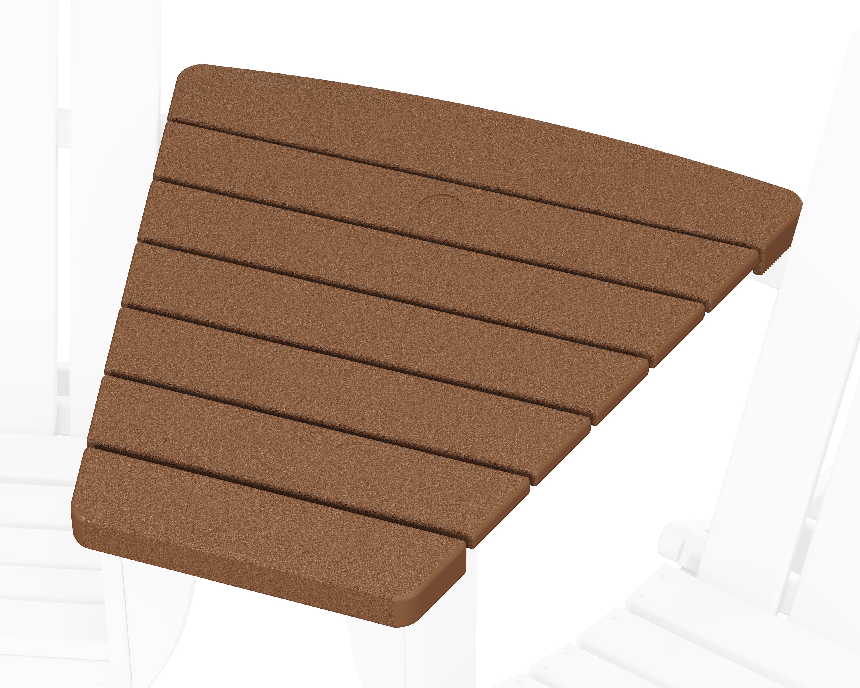 POLYWOOD® Classic Series Angled Adirondack Connecting Table in Teak
