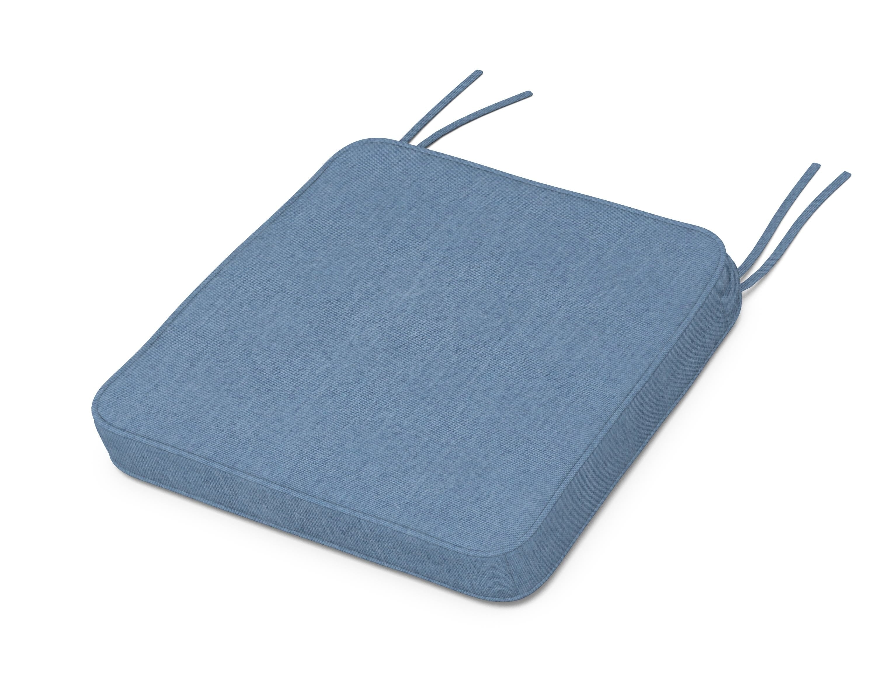 Martha Stewart by POLYWOOD® Chinoiserie Side Chair Seat Cushion in Sky Blue