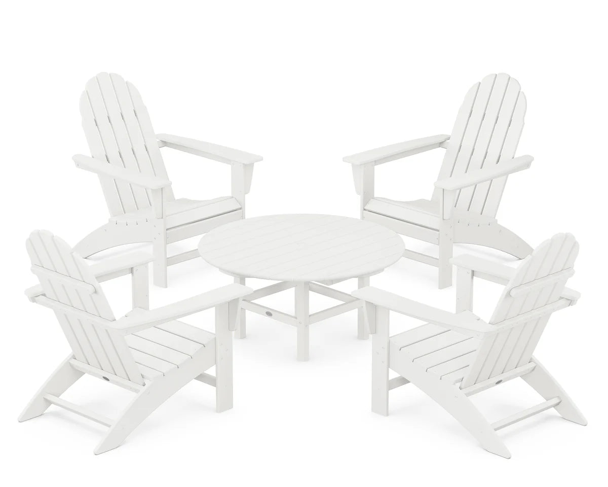 Vineyard 5-Piece Adirondack Chair Conversation Set