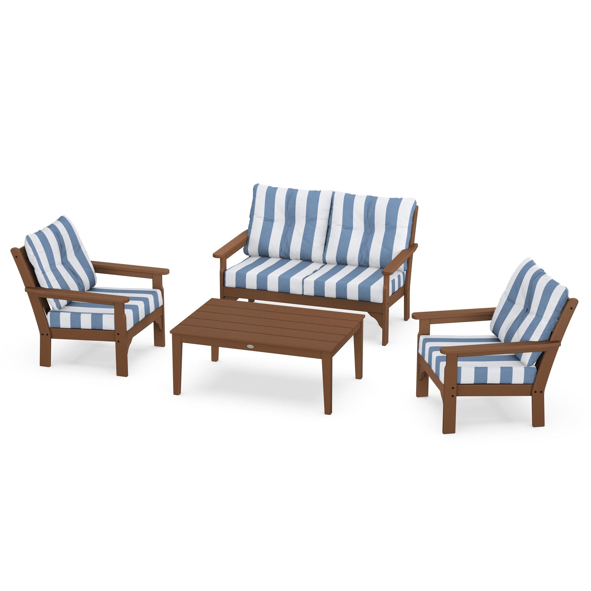 Vineyard 4 Piece Deep Seating Set - Teak