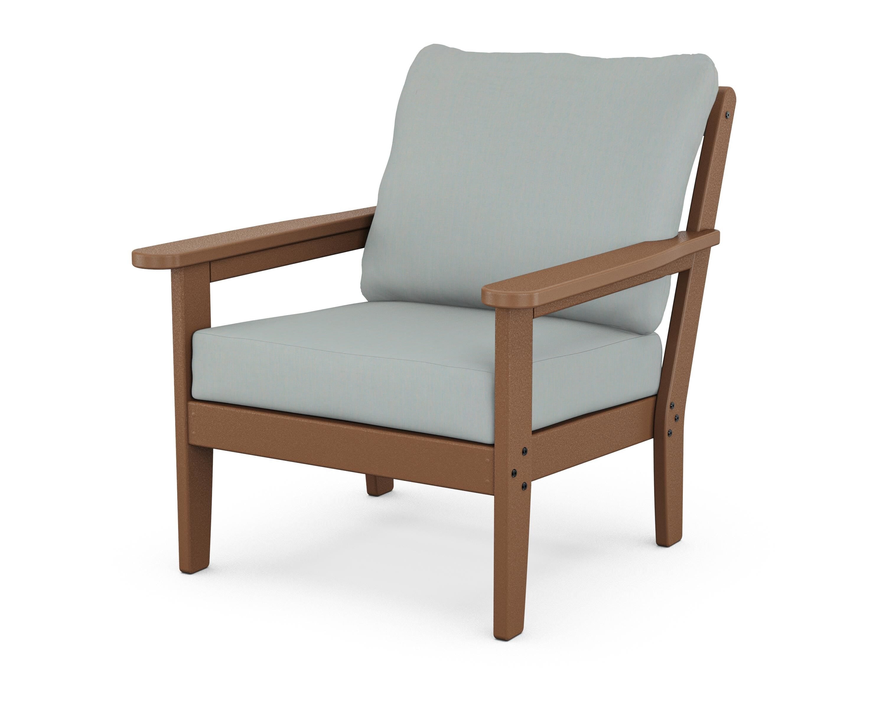 Country Living Cottage Deep Seating Chair in Teak / Spa