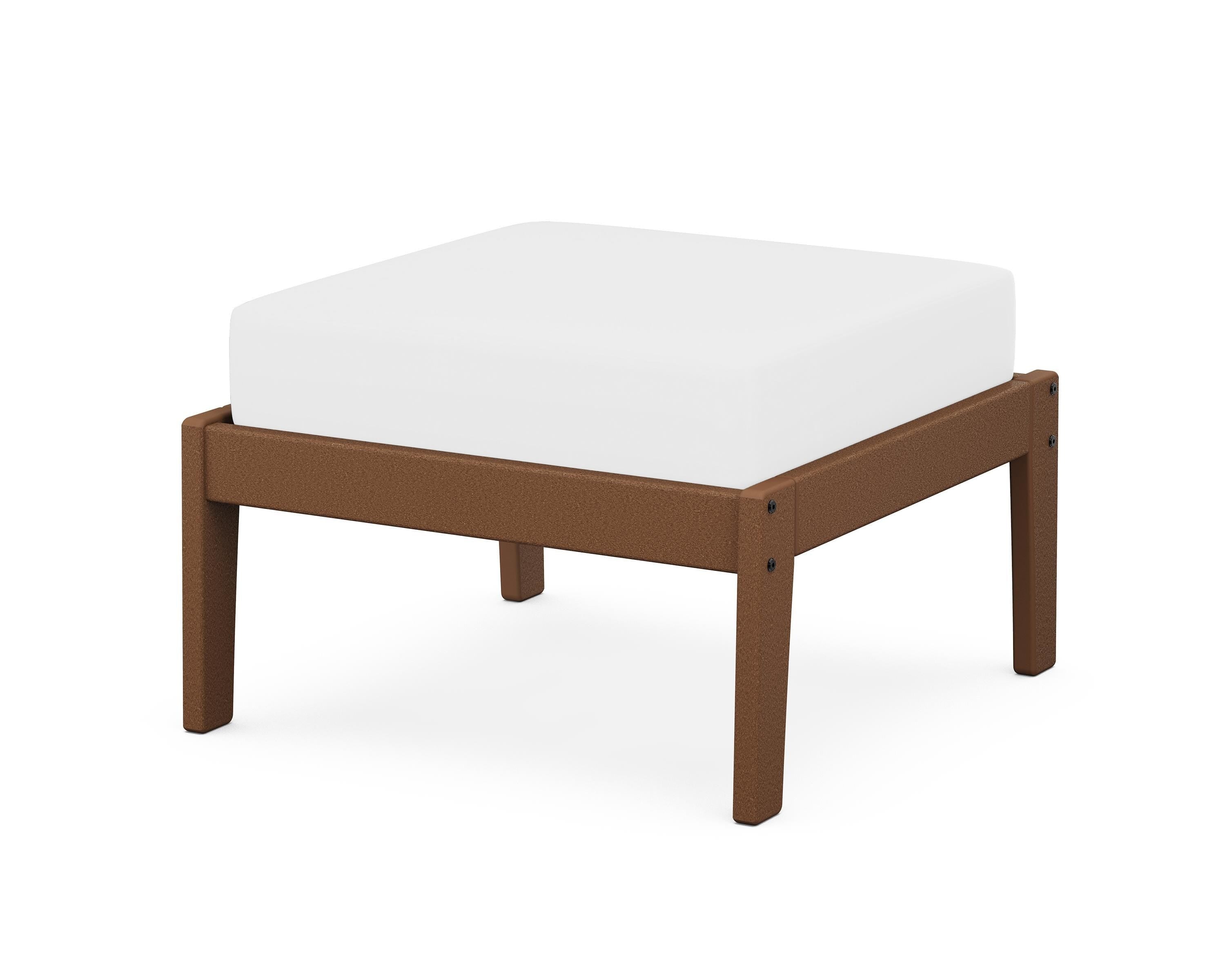 Unbranded Deep Seating Ottoman in Teak / Natural