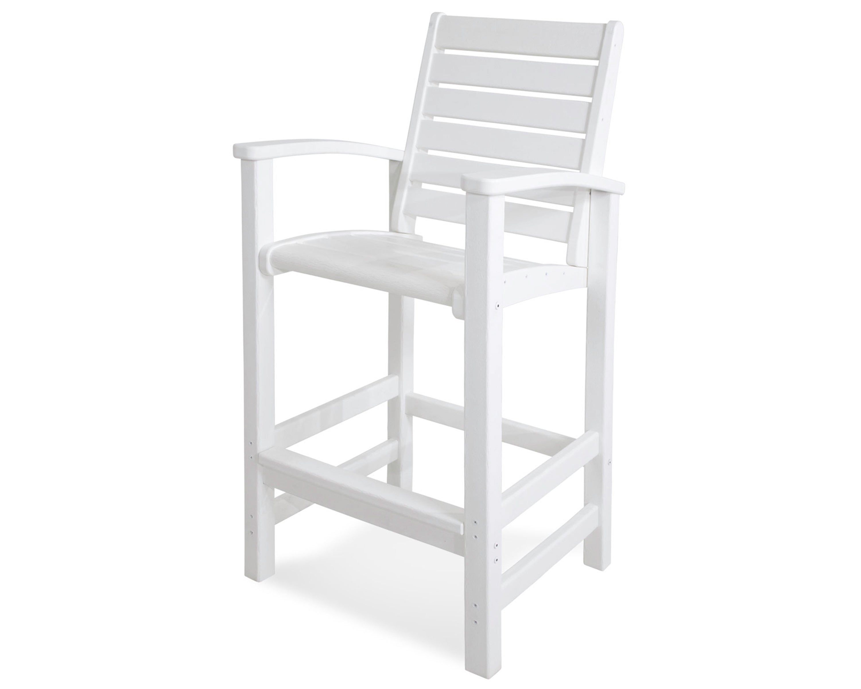 POLYWOOD® Signature Bar Chair in White