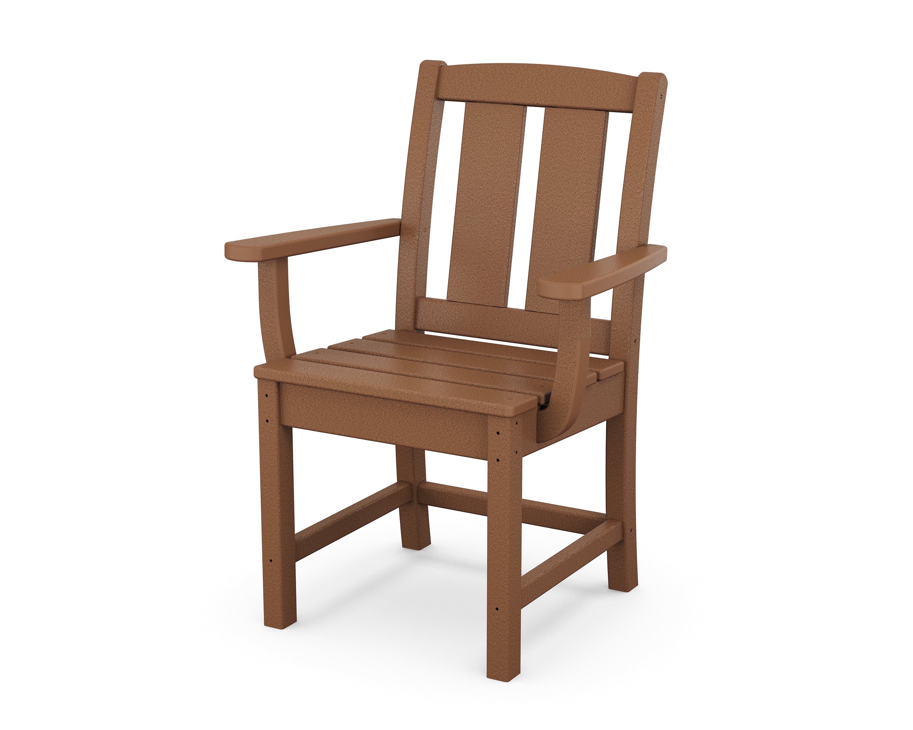 POLYWOOD® Mission Dining Arm Chair in Teak