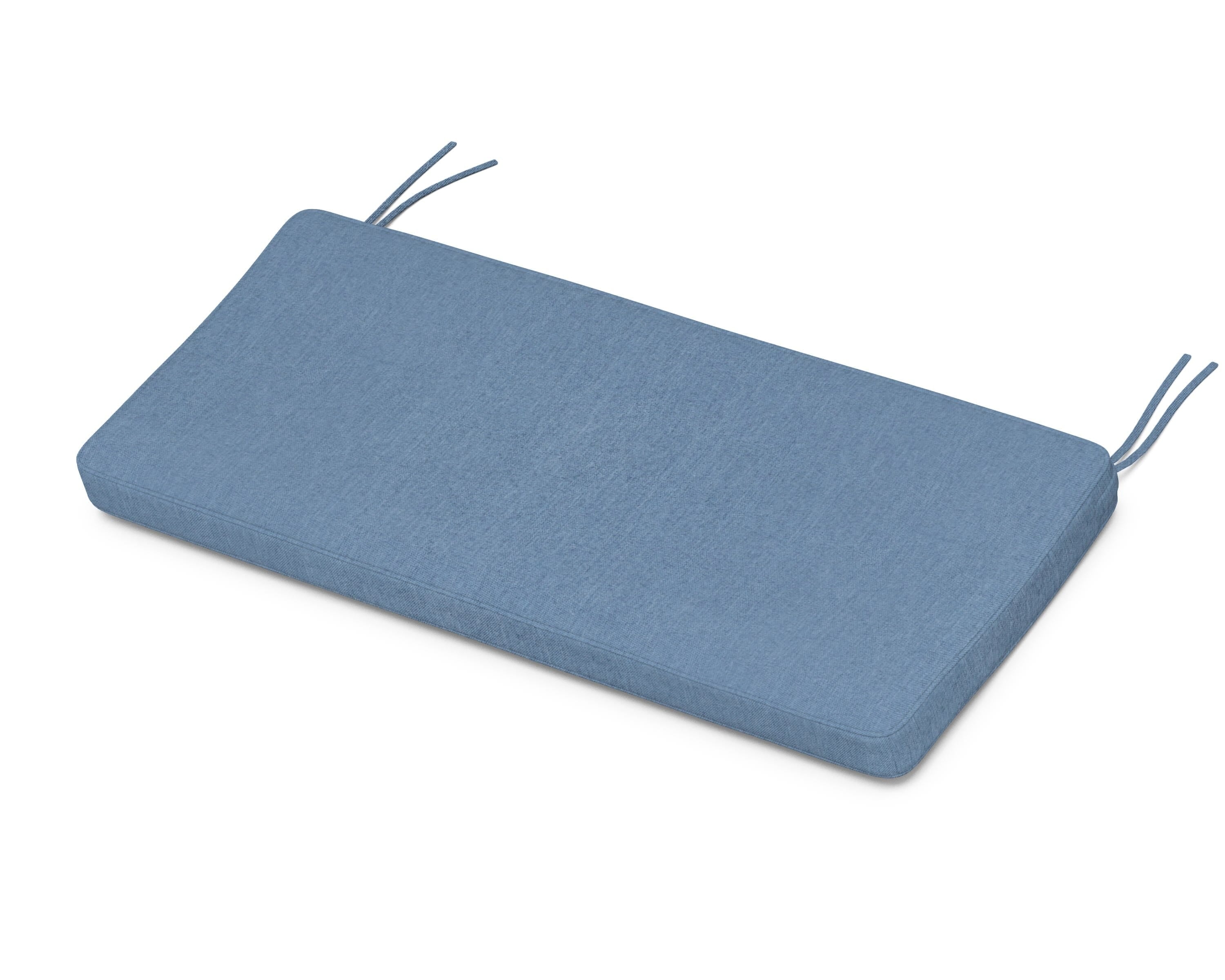 Martha Stewart by POLYWOOD® Chinoiserie Bench Seat Cushion in Sky Blue