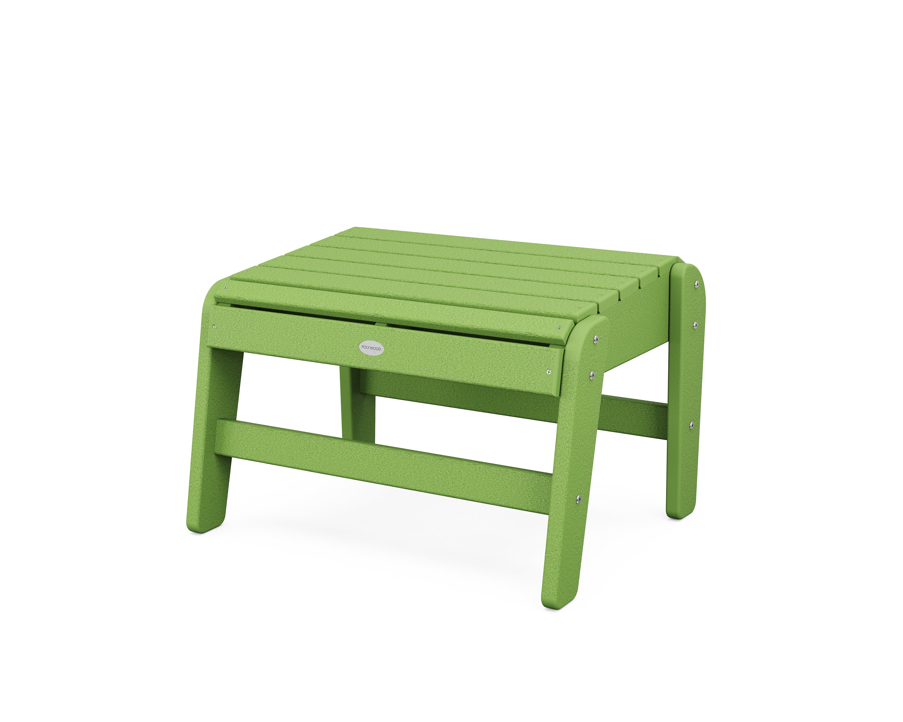 POLYWOOD® Grand Upright Adirondack Ottoman in Lime