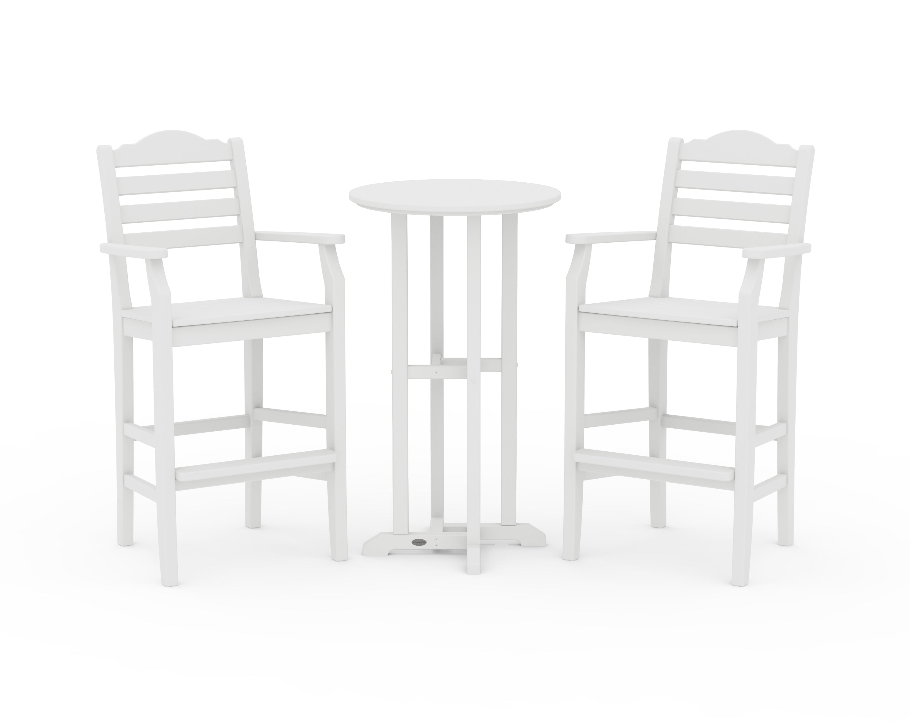 Draper James™ by POLYWOOD® Savannah 3-Piece Farmhouse Bar Set in White