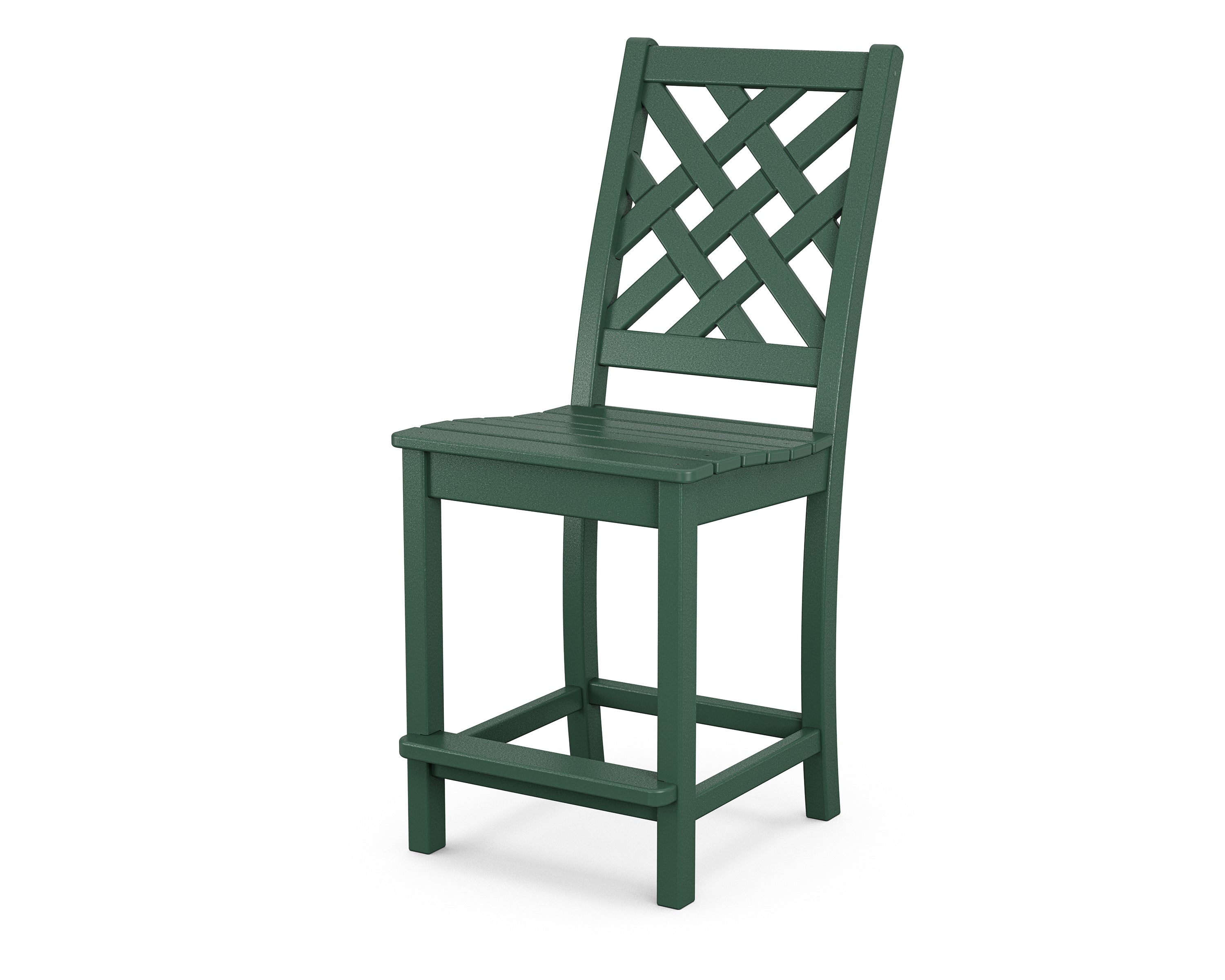 Country Living Wovendale Counter Side Chair in Green