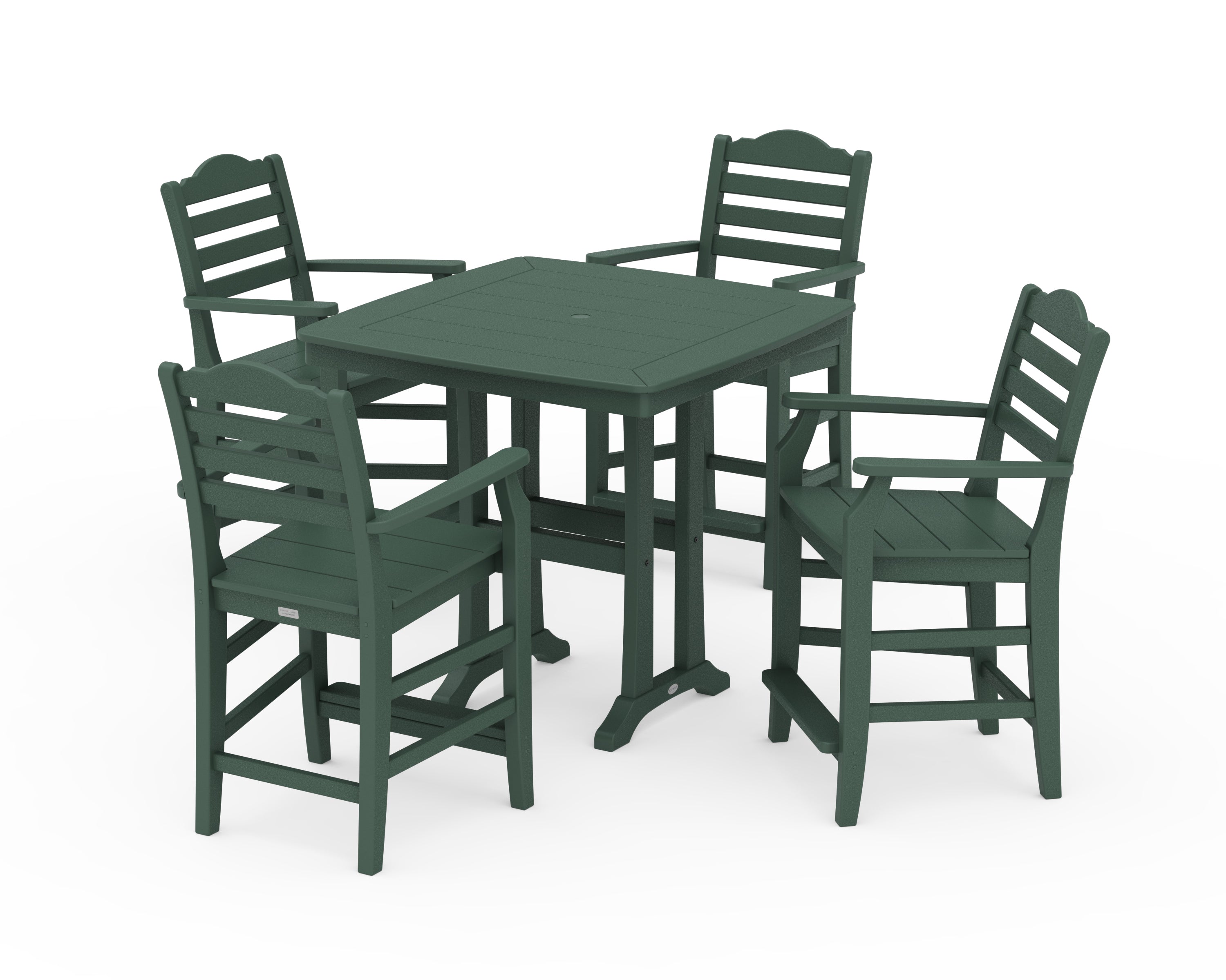 Draper James™ by POLYWOOD® Savannah 5-Piece Counter Set with Trestle Legs in Green
