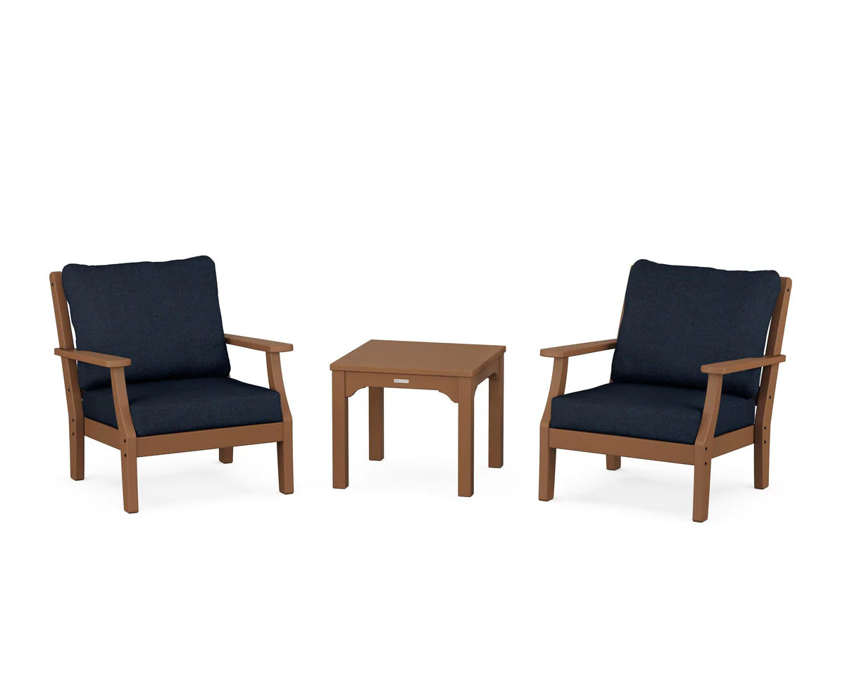 Chinoiserie 3-Piece Deep Seating Set