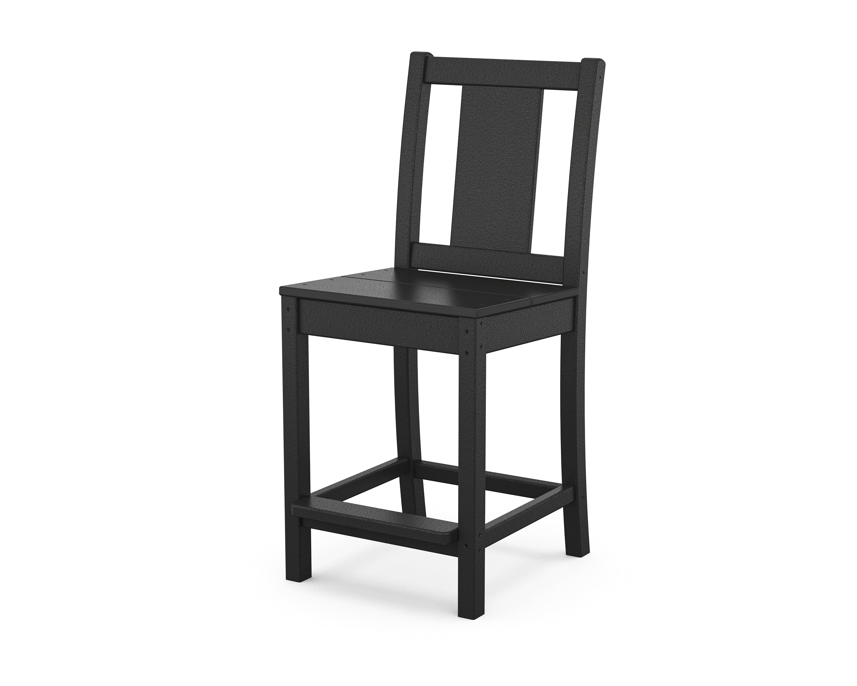 POLYWOOD® Prairie Counter Side Chair in Black