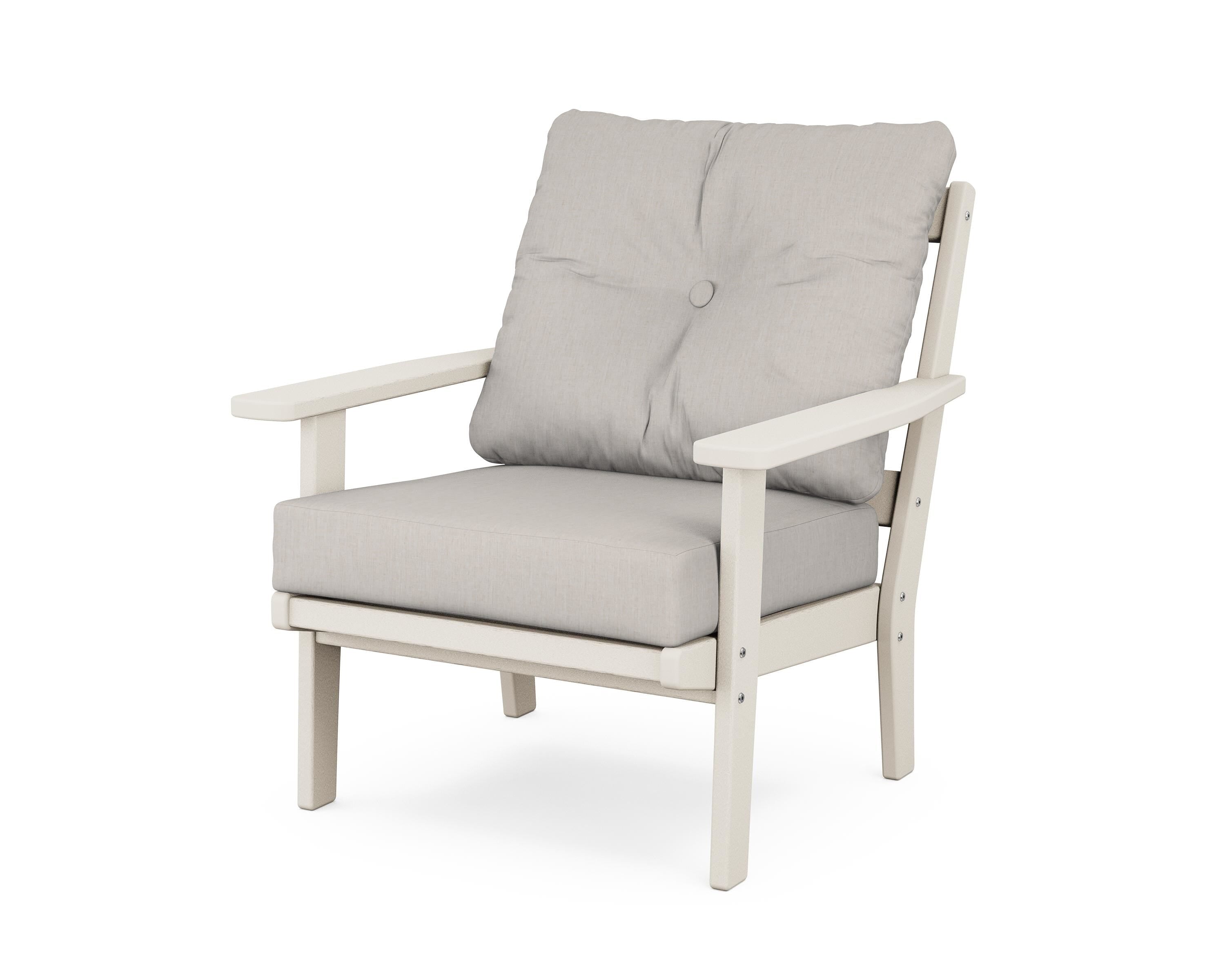 POLYWOOD® Oxford Deep Seating Chair in Sand / Cast Ash