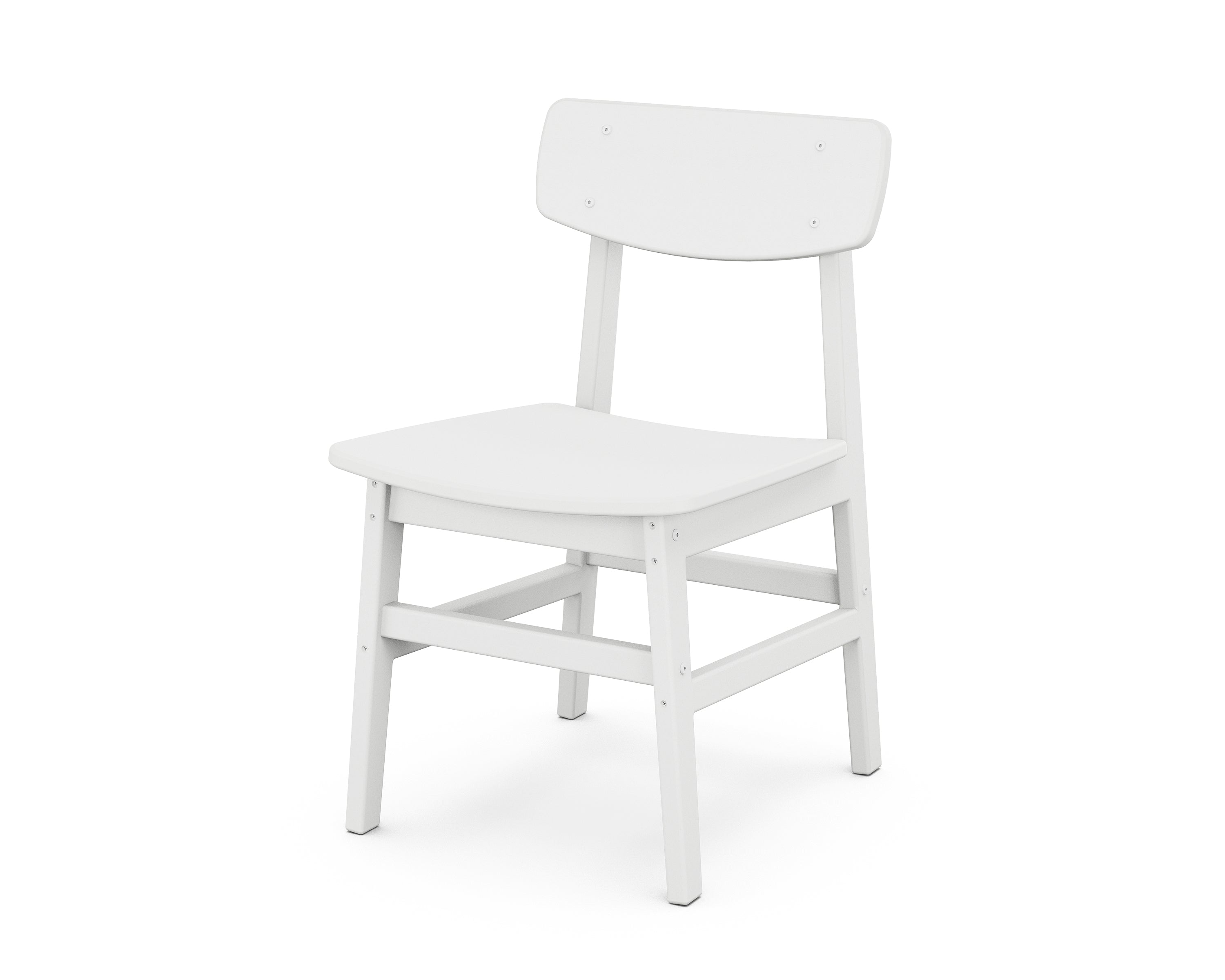 POLYWOOD® Modern Studio Urban Chair (Single) in White