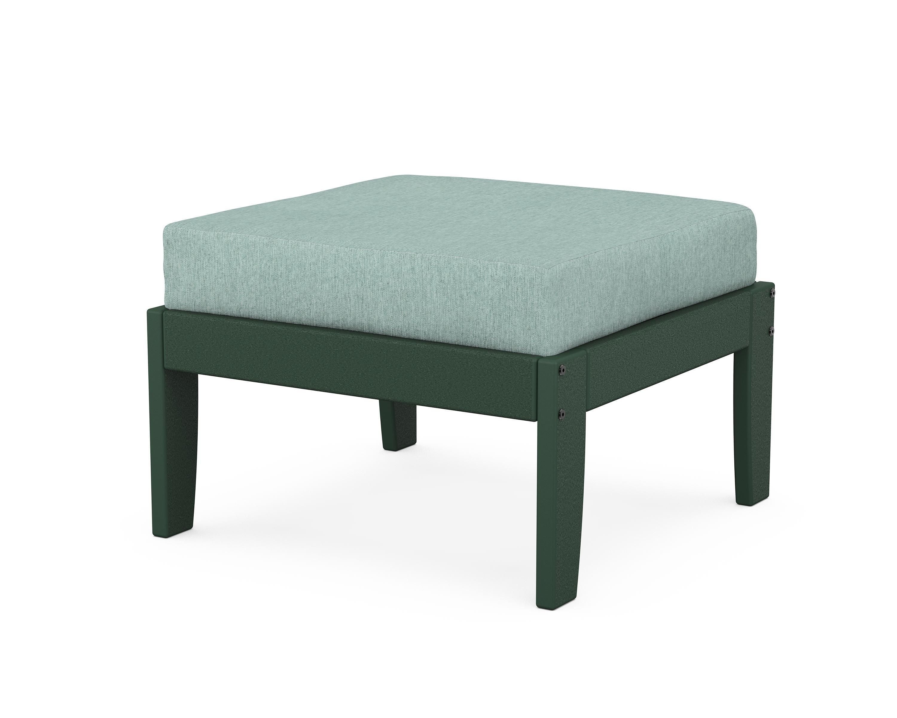 Unbranded Modular Ottoman - Classic in Green / Glacier Spa
