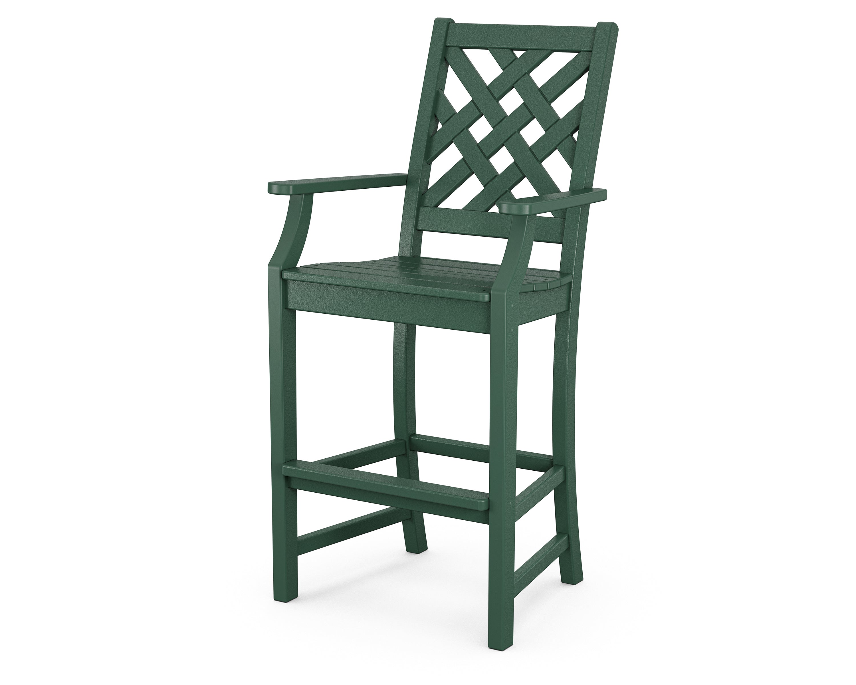 Country Living Wovendale Bar Arm Chair in Green