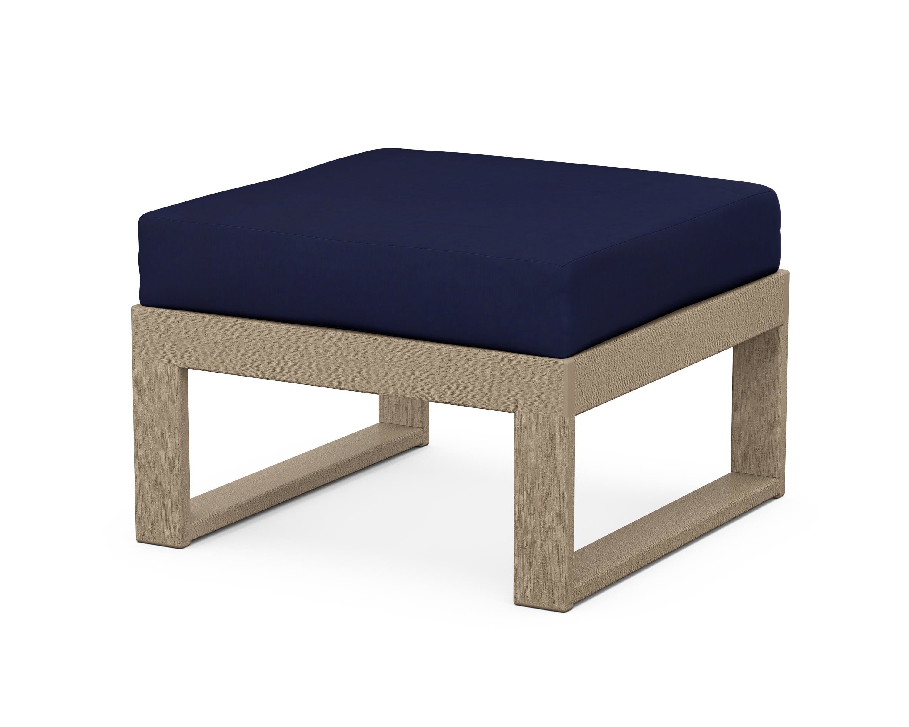 Unbranded Modular Ottoman - Modern in Vintage Sahara / Navy