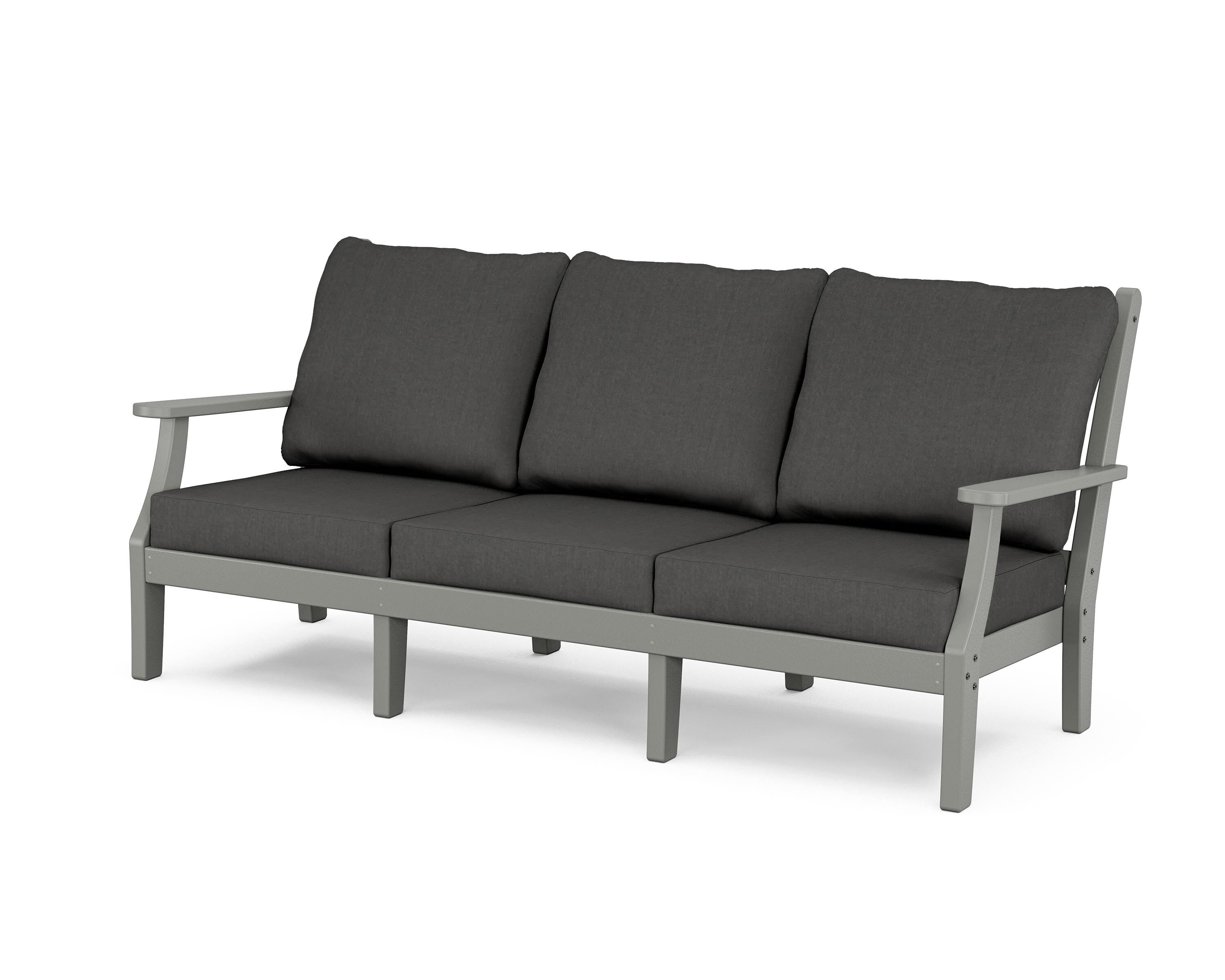 Country Living Wovendale Deep Seating Sofa in Slate Grey / Spectrum Carbon