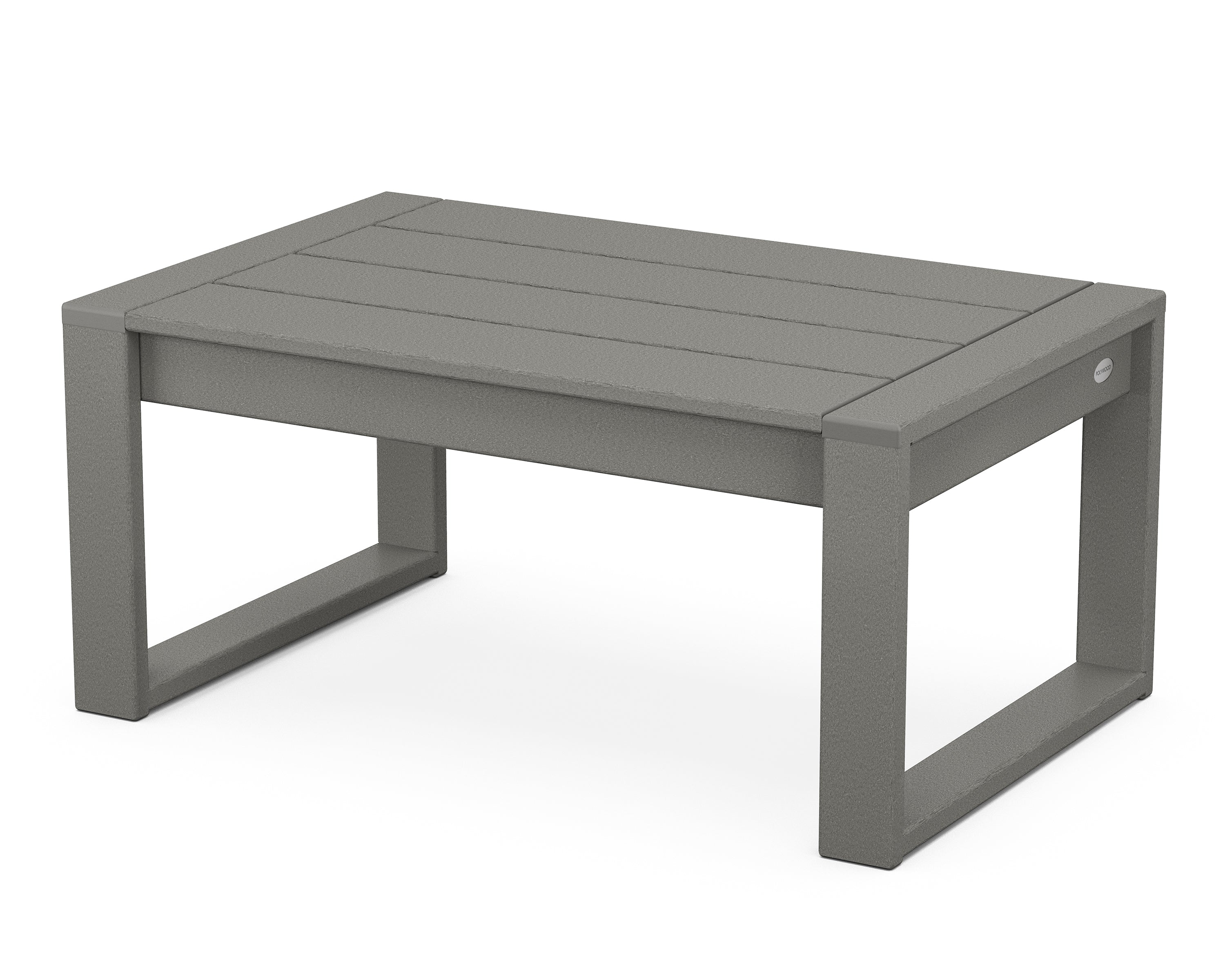 POLYWOOD® EDGE Coffee Table in Slate Grey