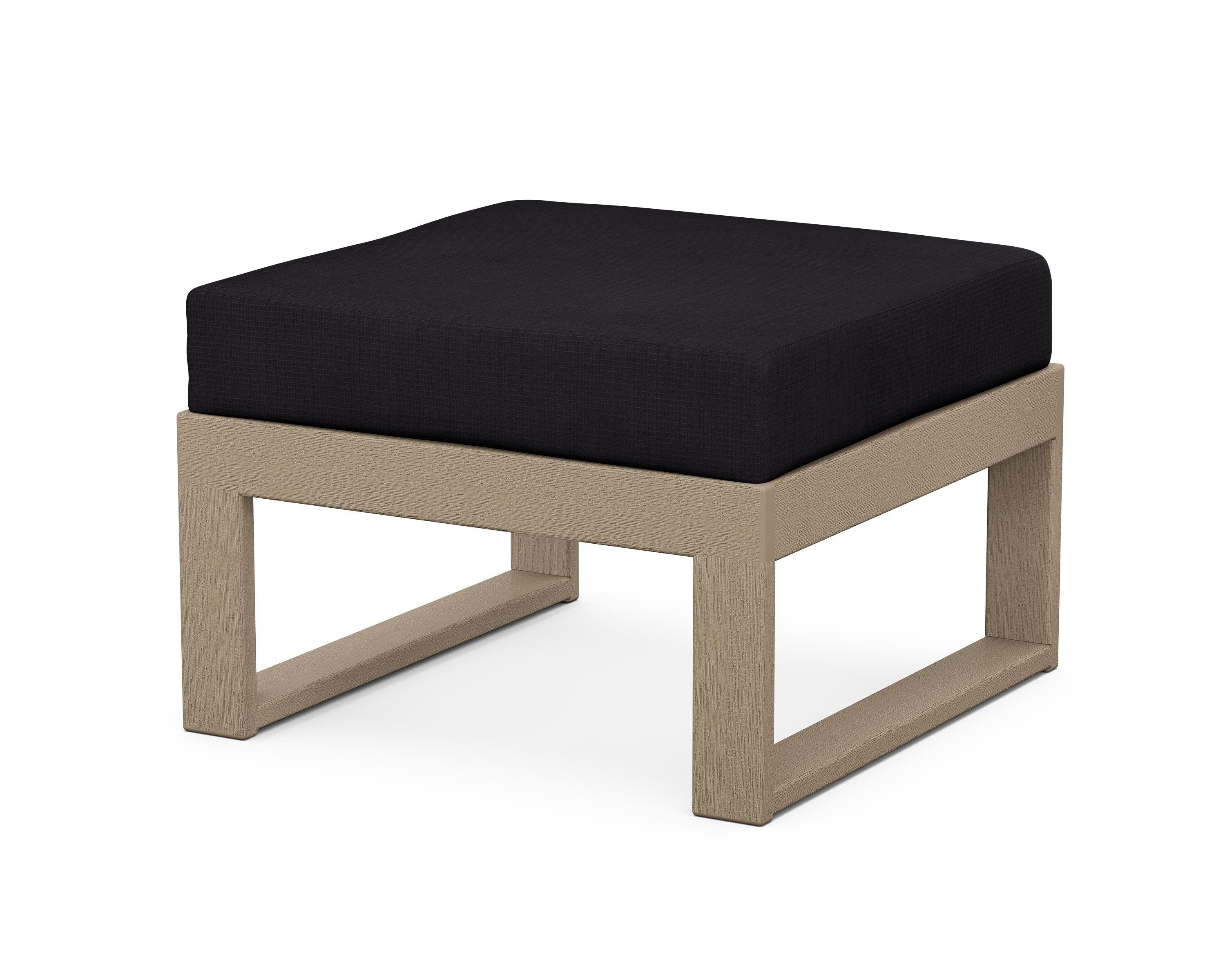 Unbranded Modular Ottoman - Modern in Vintage Sahara / Midnight Linen