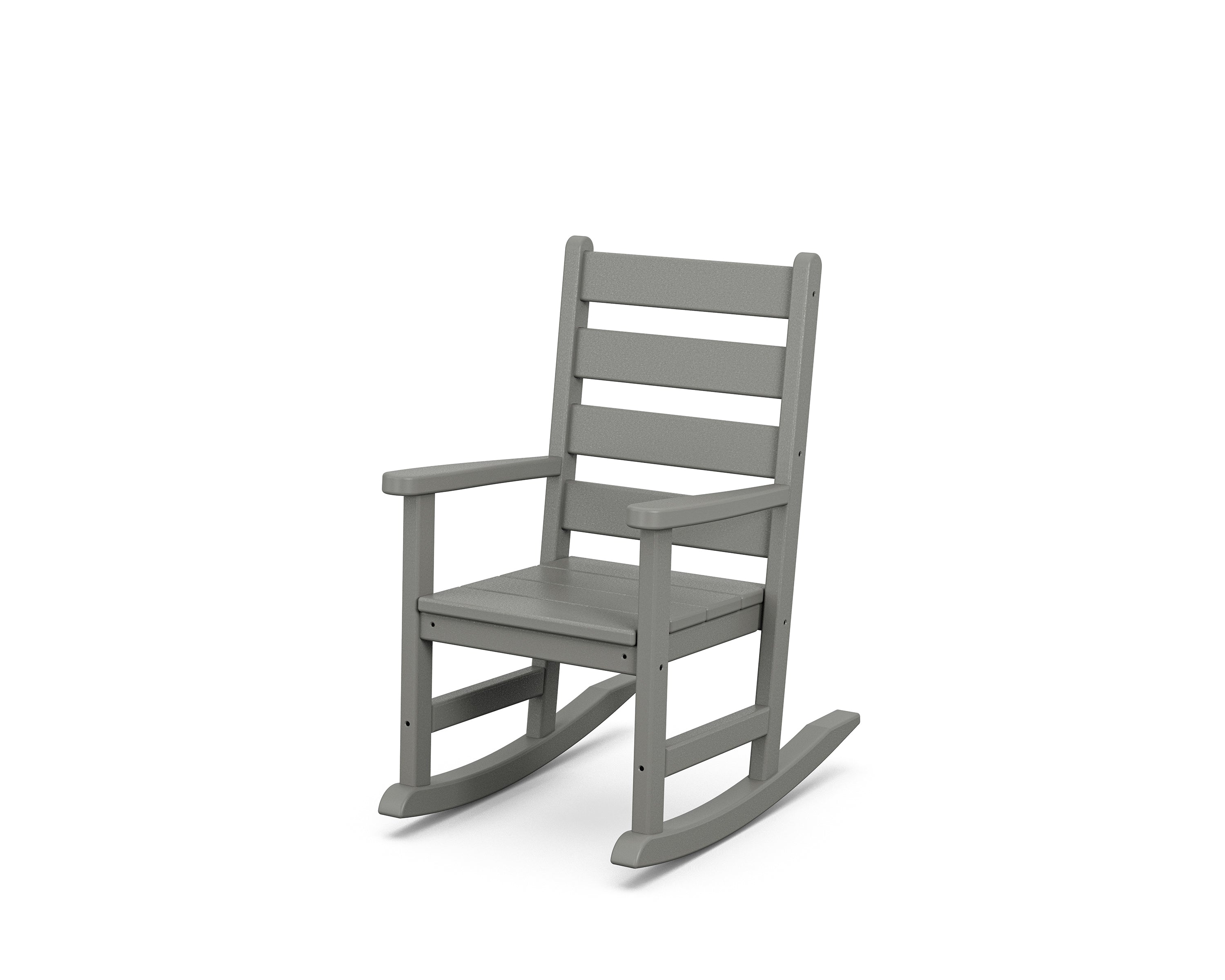 POLYWOOD® Kids Lakeside Rocking Chair in Slate Grey