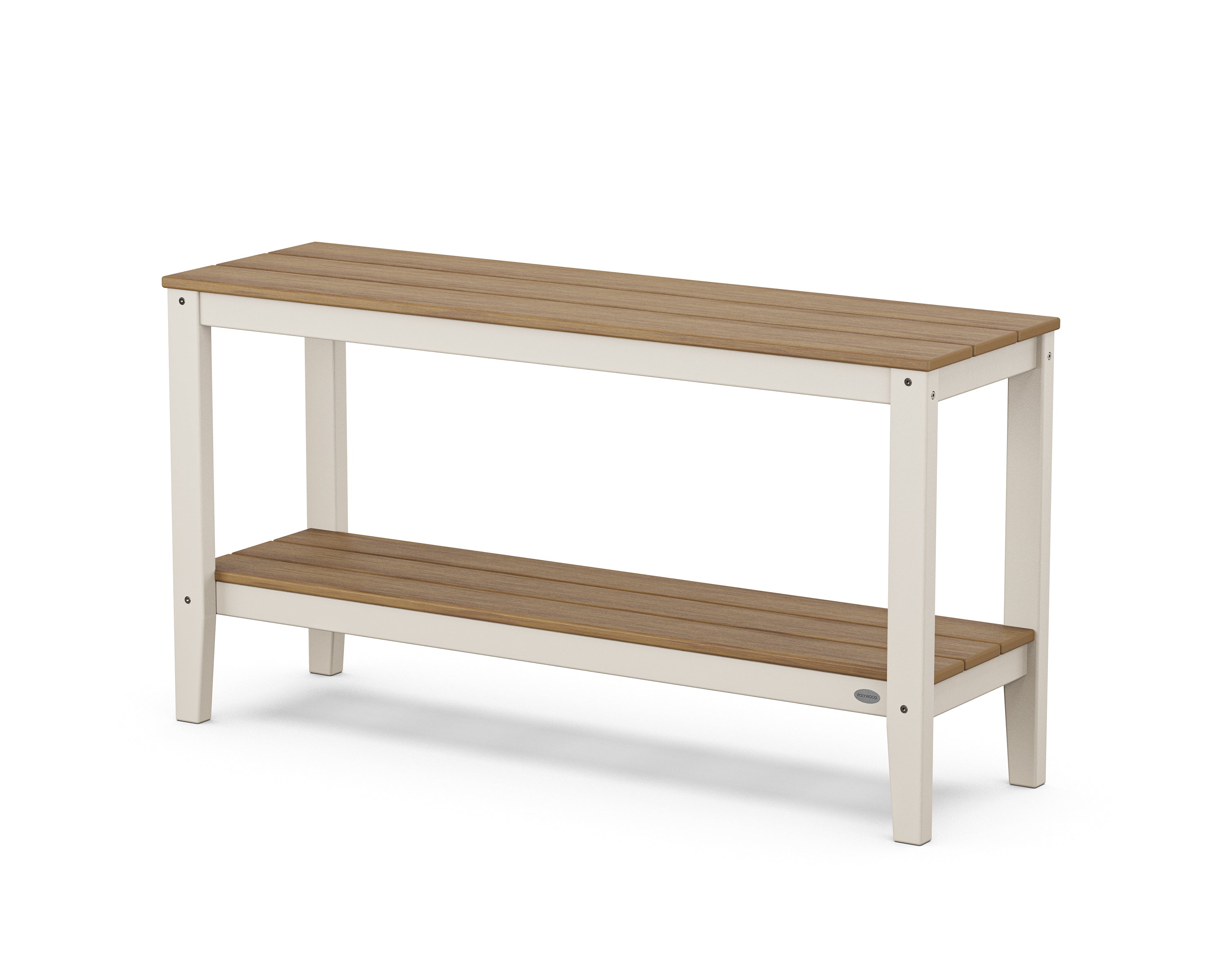 POLYWOOD® Newport 55" Console Table in Sand / Natural