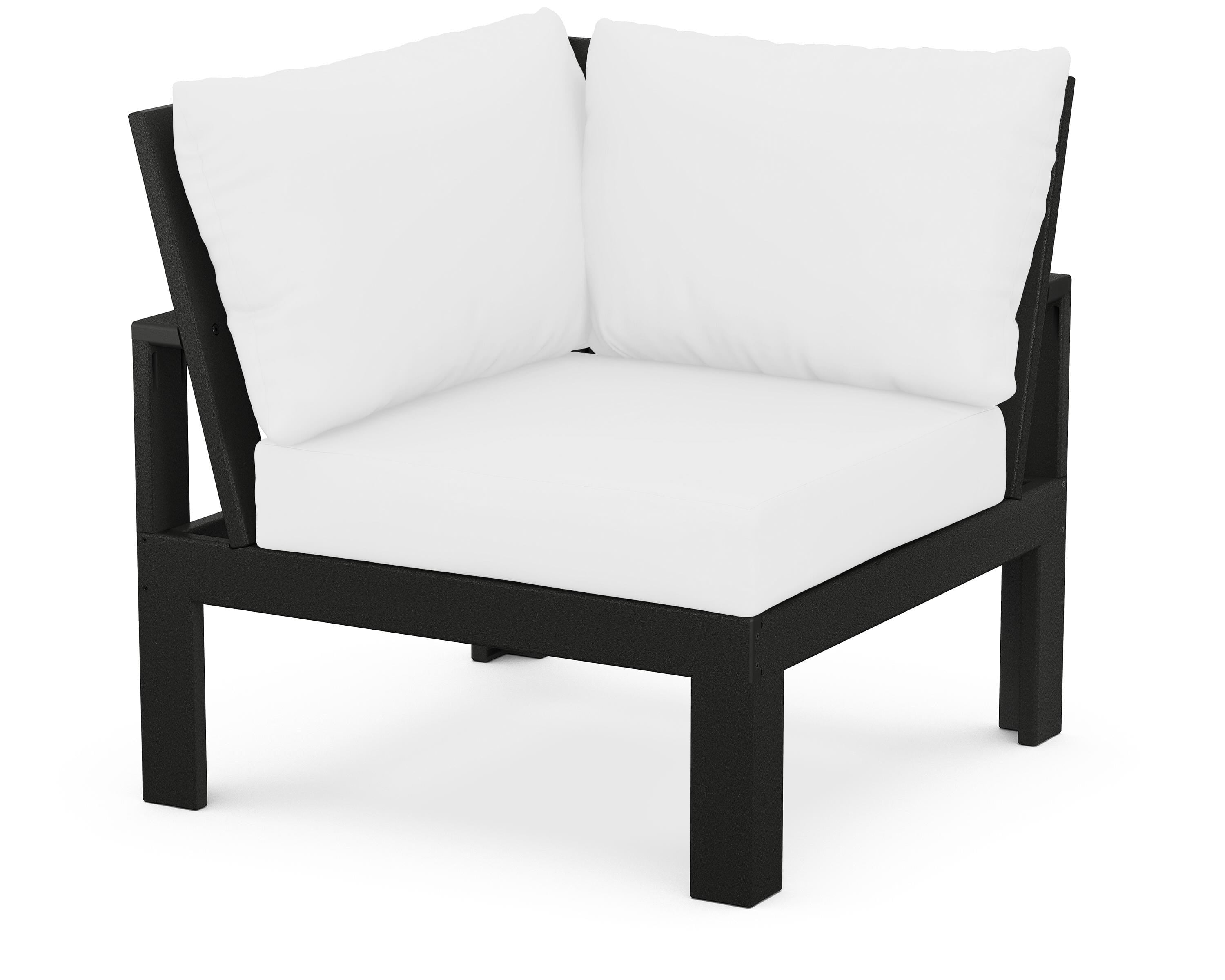 Unbranded Modular Corner Chair in Black / Natural