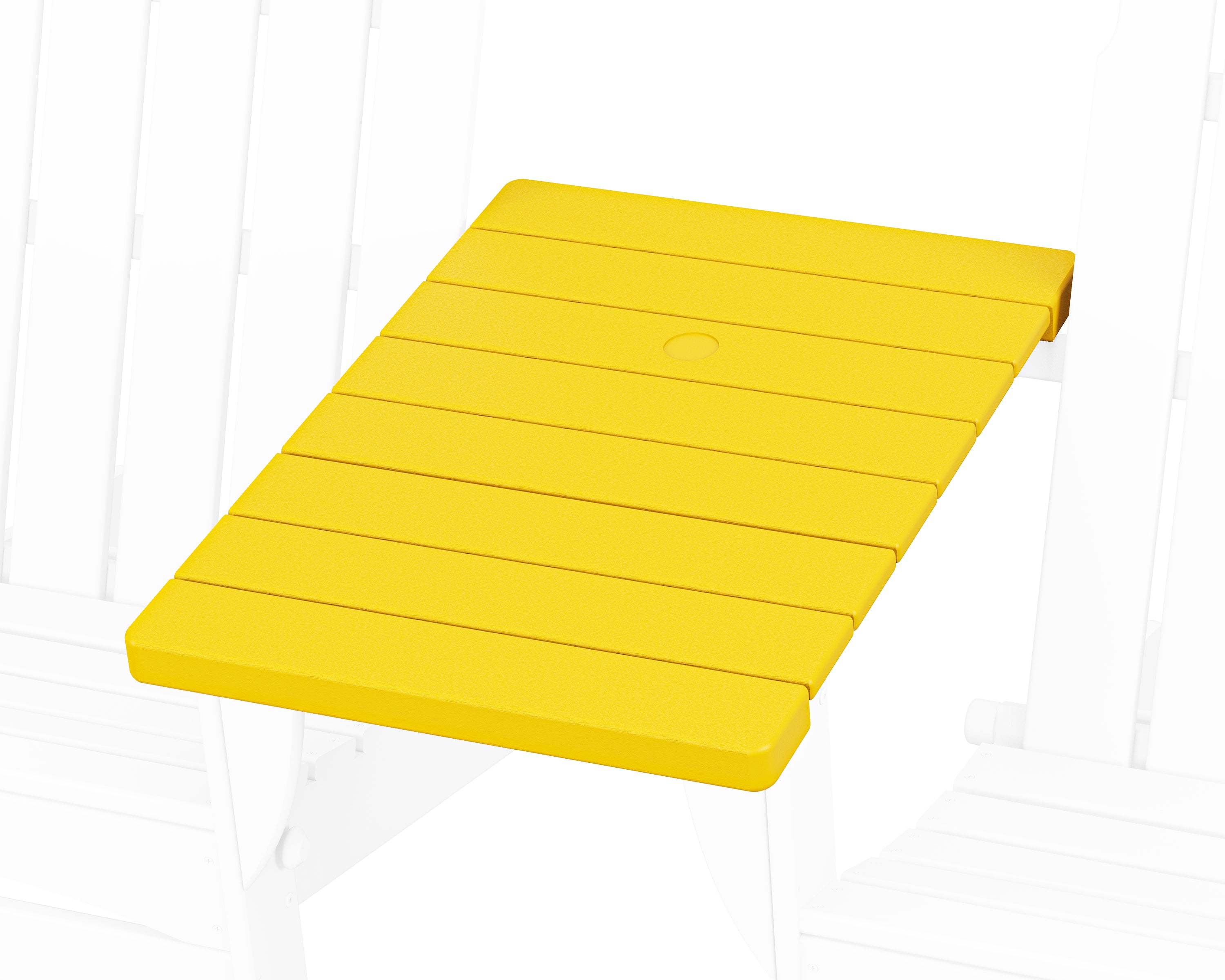 POLYWOOD® Classic Series Straight Adirondack Connecting Table in Lemon
