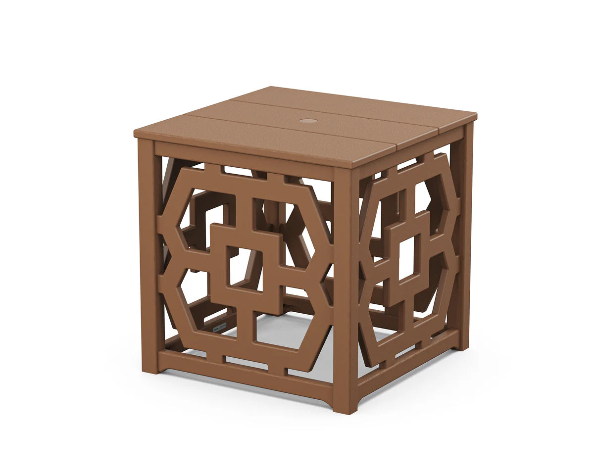 Chinoiserie Umbrella Stand Accent Table