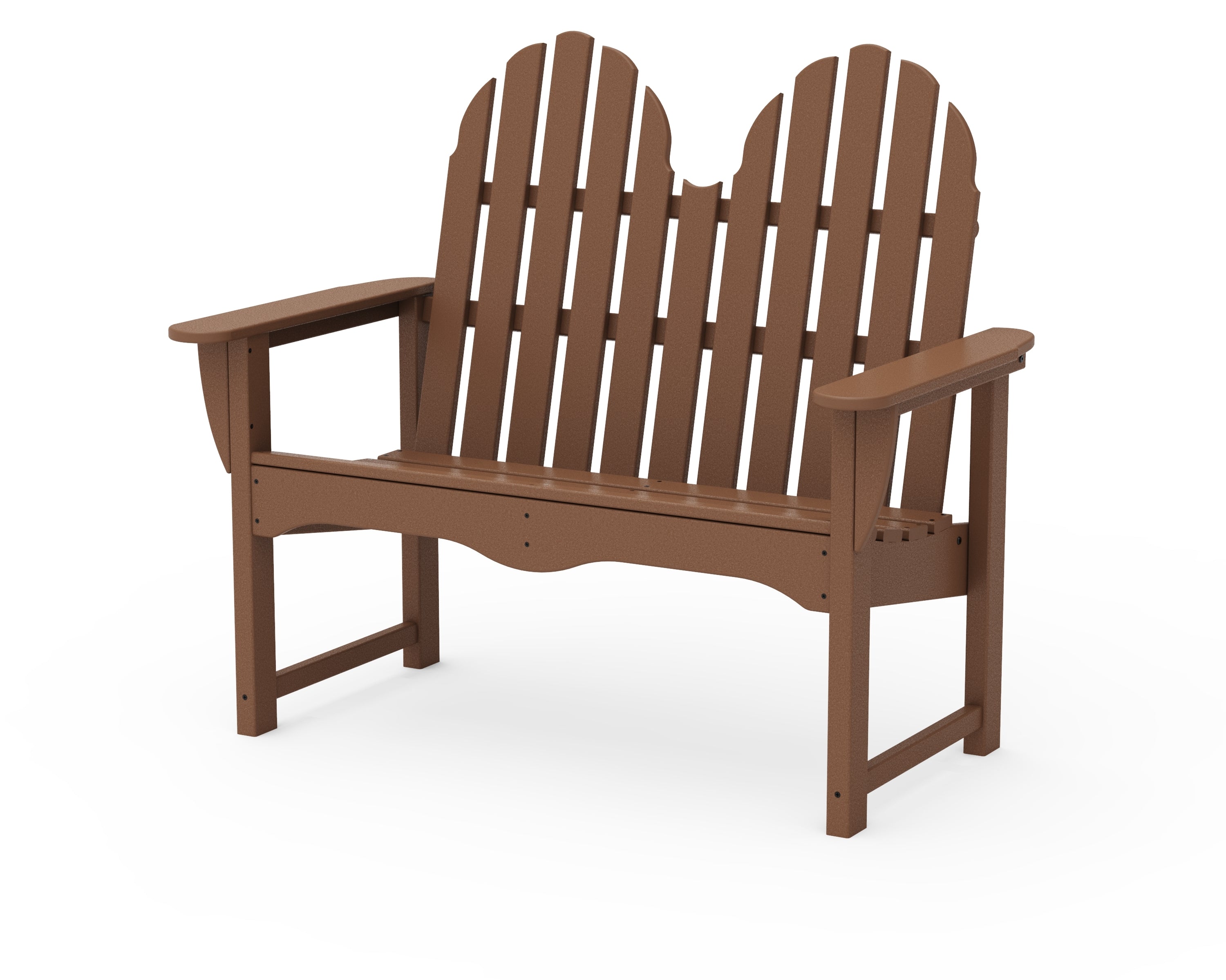 POLYWOOD® Classic Adirondack 48" Bench in Teak