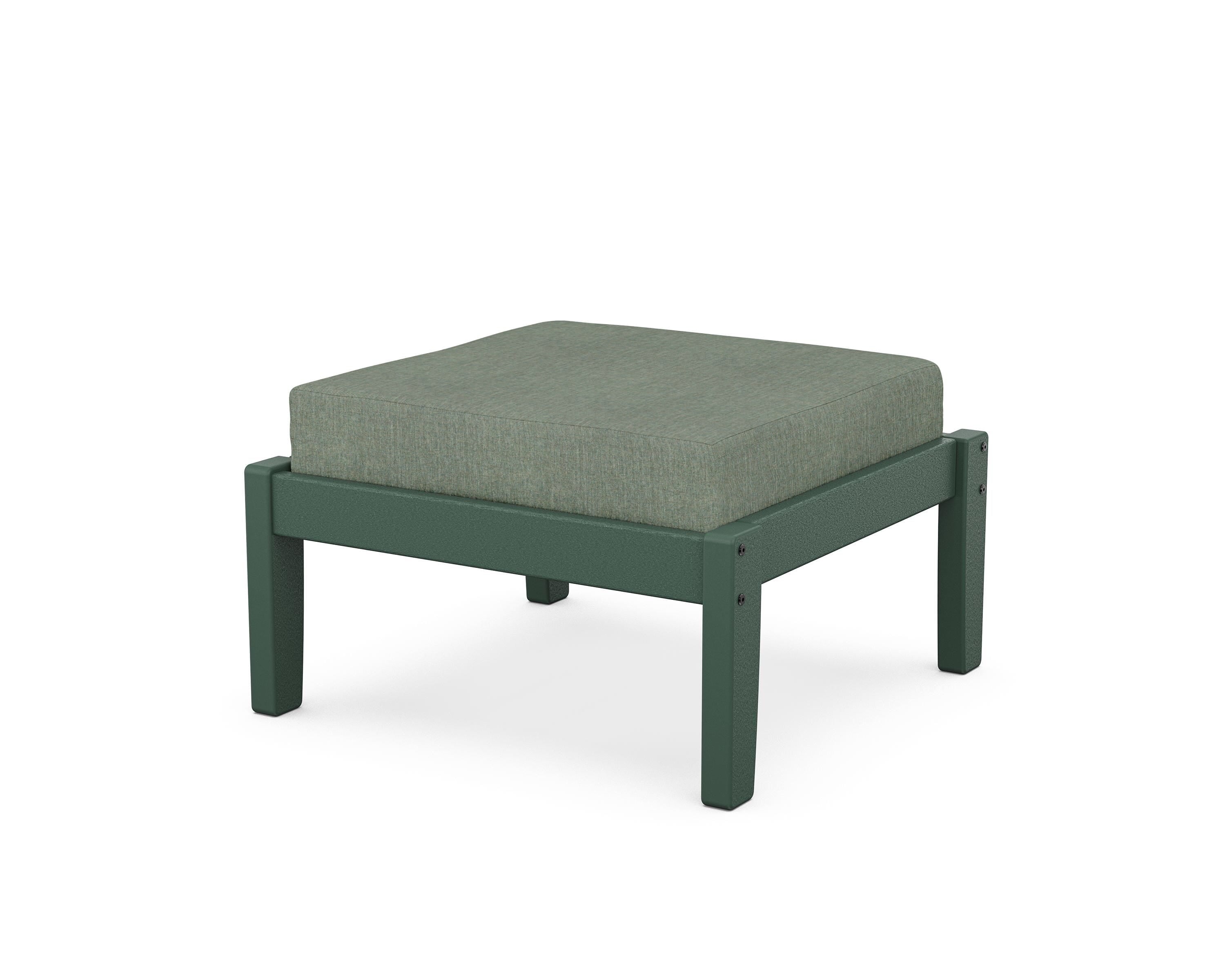 Unbranded Deep Seating Ottoman in Green / Cast Sage