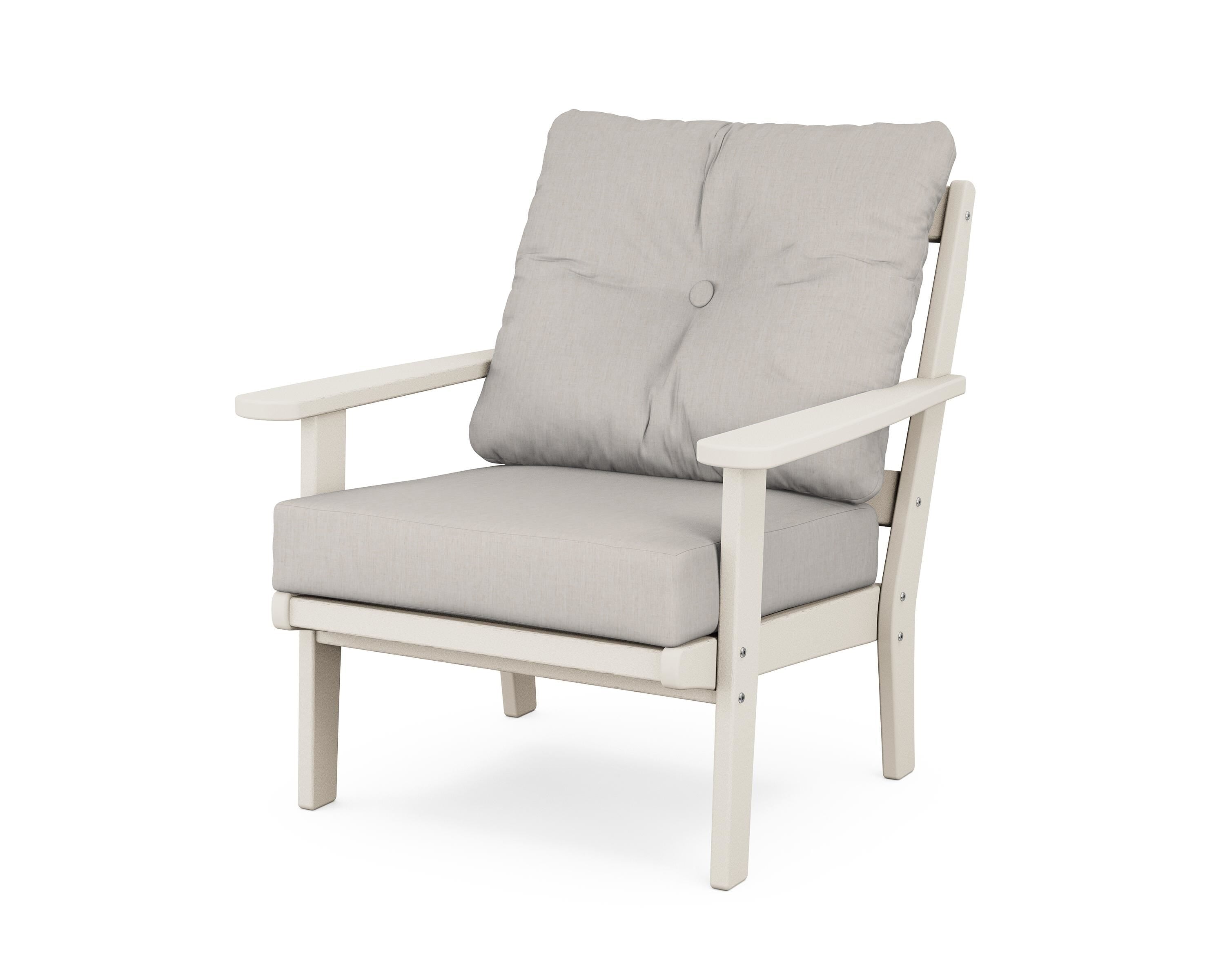 POLYWOOD® Mission Deep Seating Chair in Sand / Cast Ash
