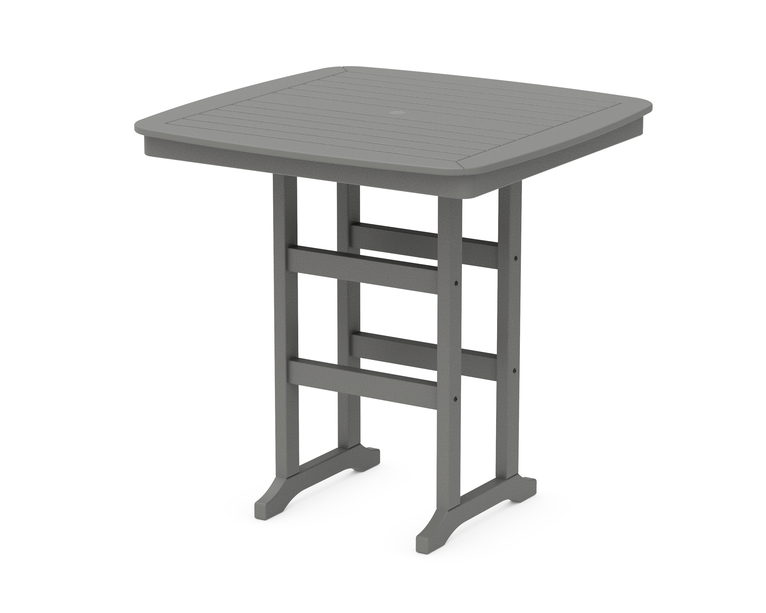 POLYWOOD® Nautical 44" Bar Table in Slate Grey