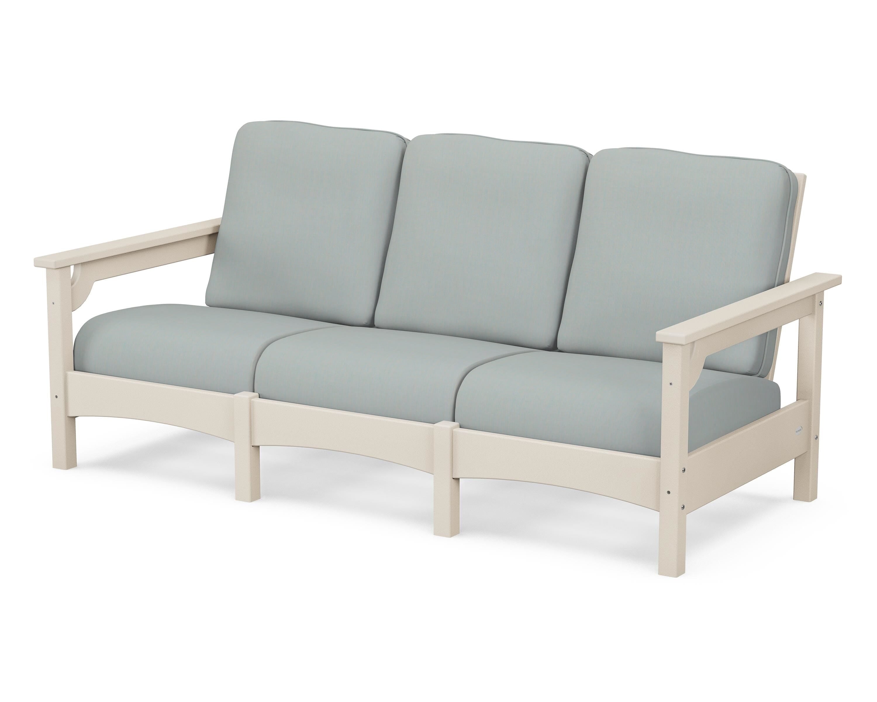 POLYWOOD® Club Sofa in Sand / Spa