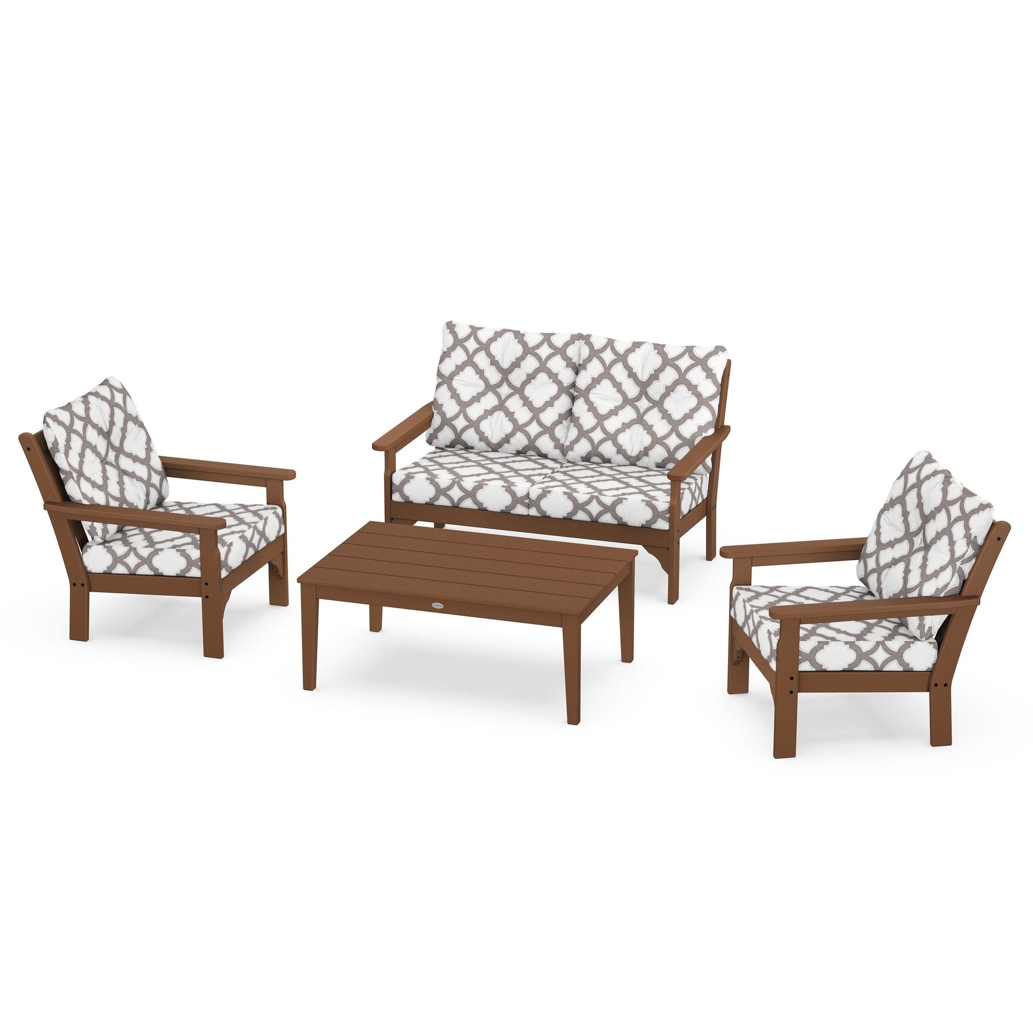 Vineyard 4 Piece Deep Seating Set - Teak