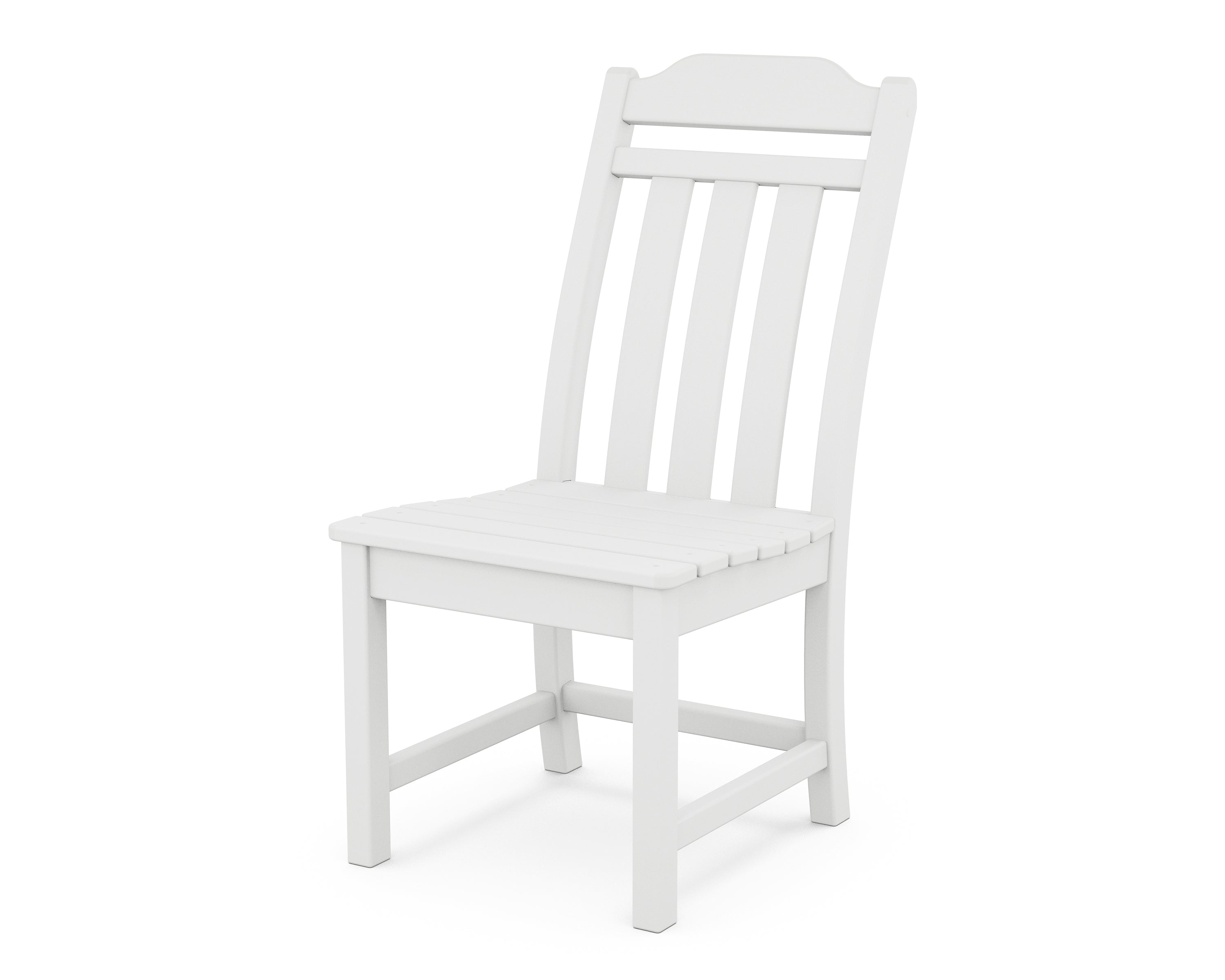 Country Living Cottage Dining Side Chair in White