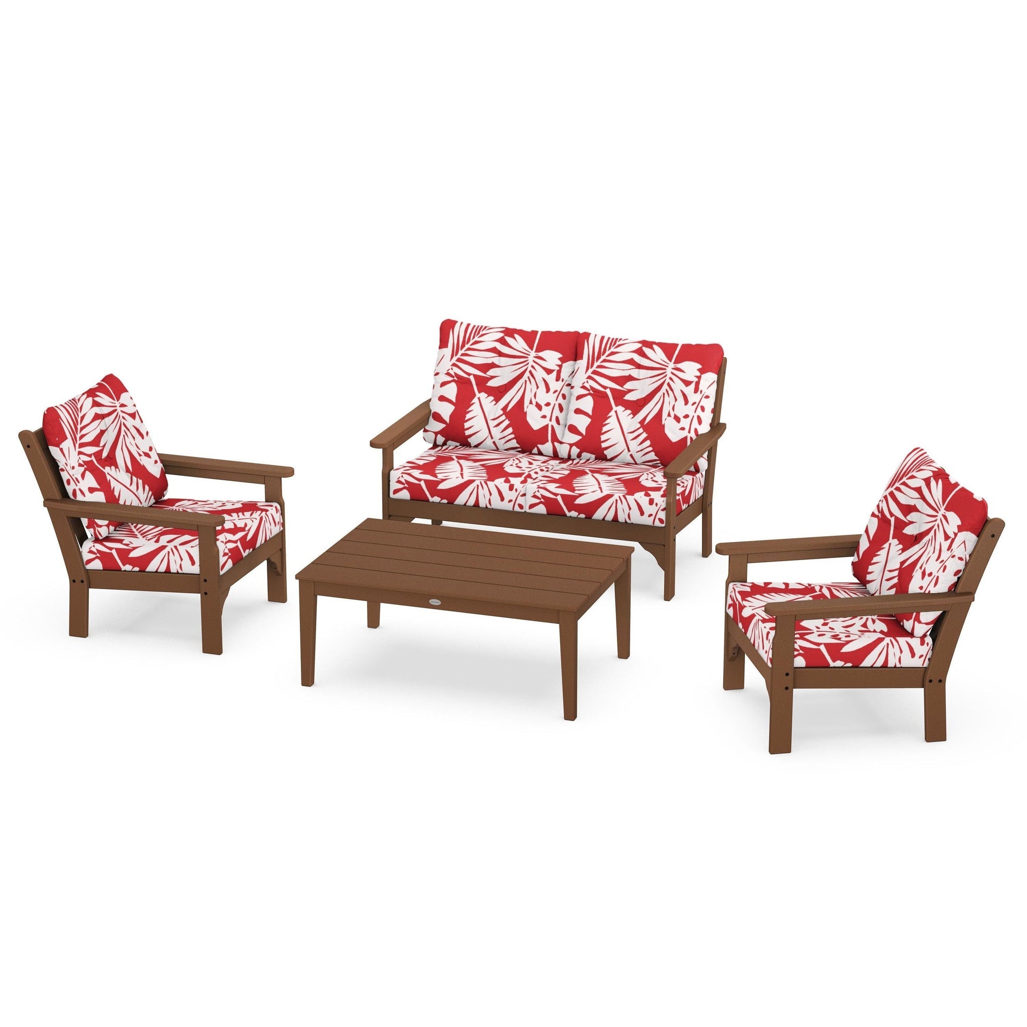 Vineyard 4 Piece Deep Seating Set - Teak