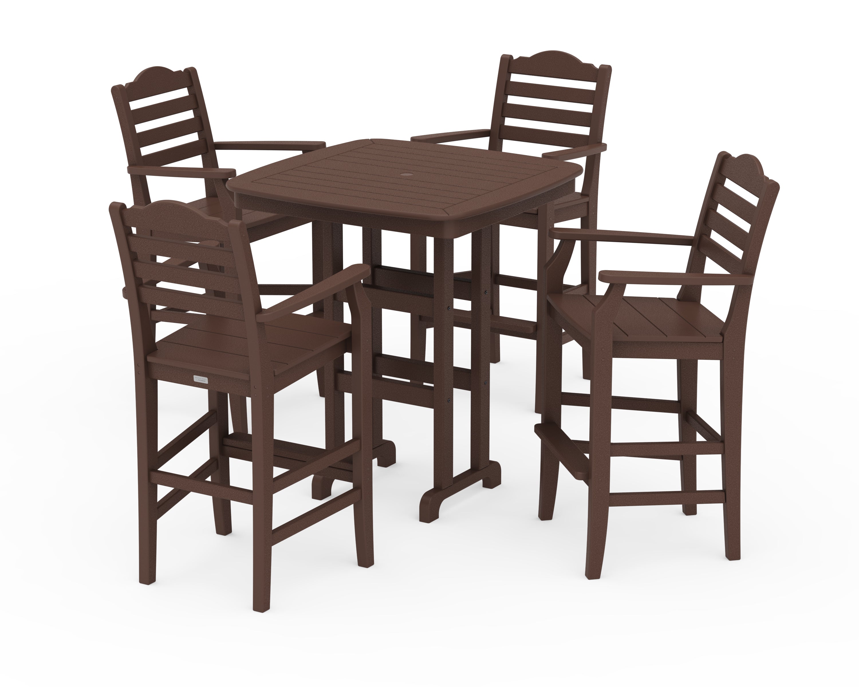 Draper James™ by POLYWOOD® Savannah 5-Piece Bar Set in Mahogany