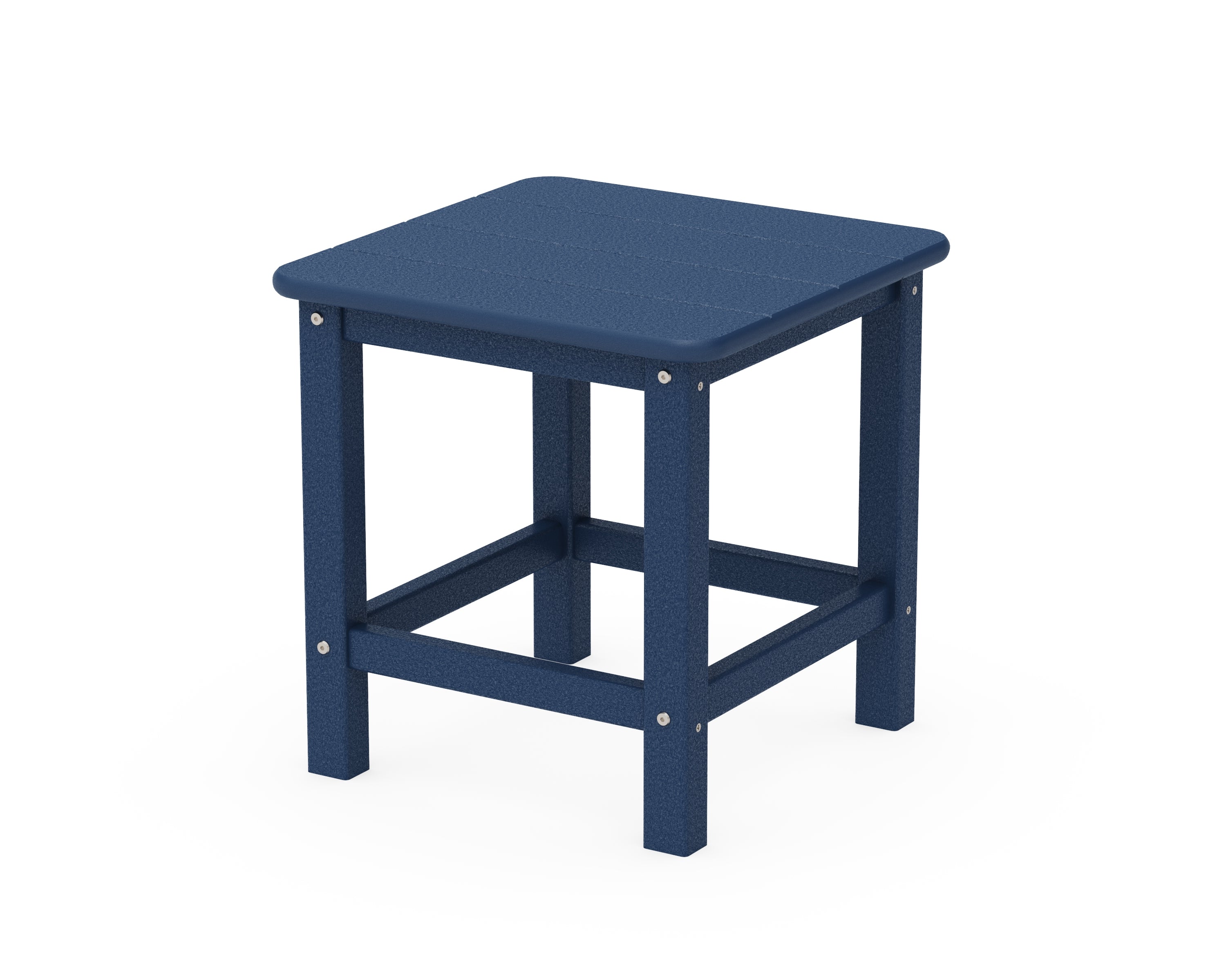 POLYWOOD® Seashell 18" Side Table in Navy